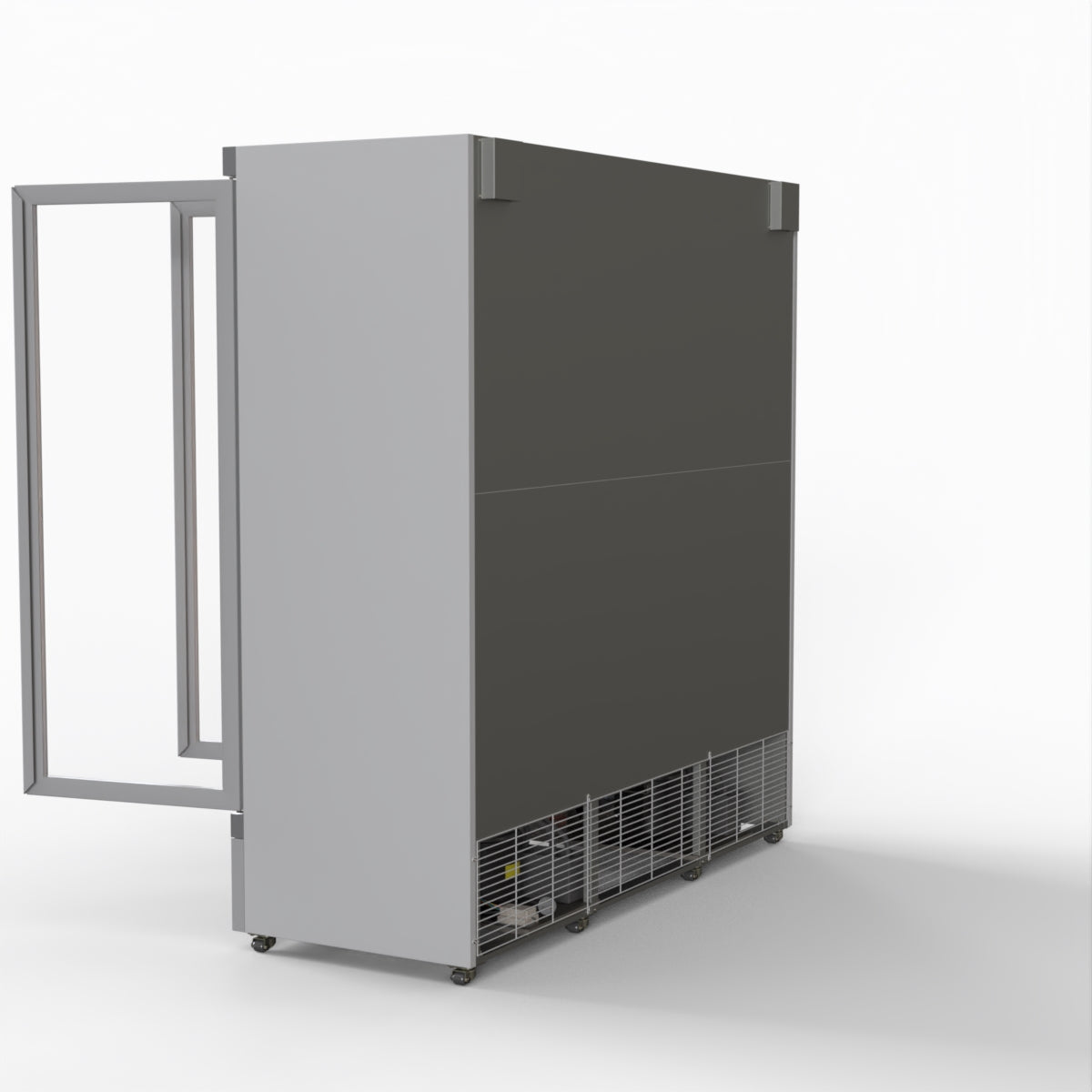 Thermaster 1500L 3 Door Supermarket Freezer Black LG-1500GBMF