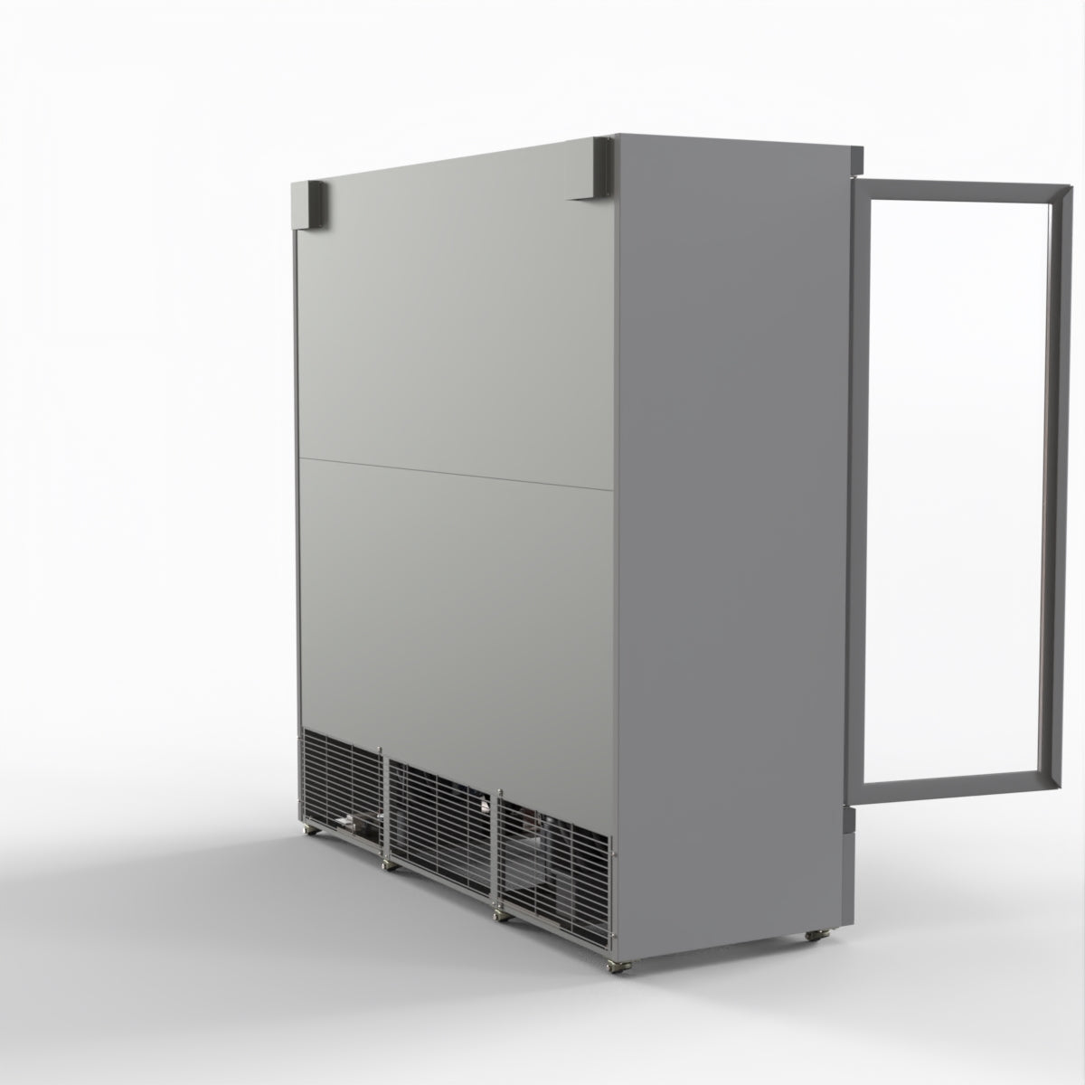Thermaster 1500L 3 Door Supermarket Freezer Black LG-1500GBMF