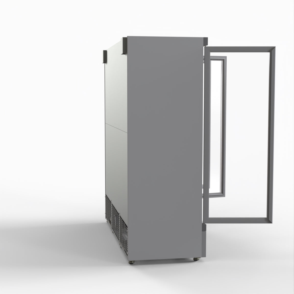 Thermaster 1500L 3 Door Supermarket Freezer Black LG-1500GBMF
