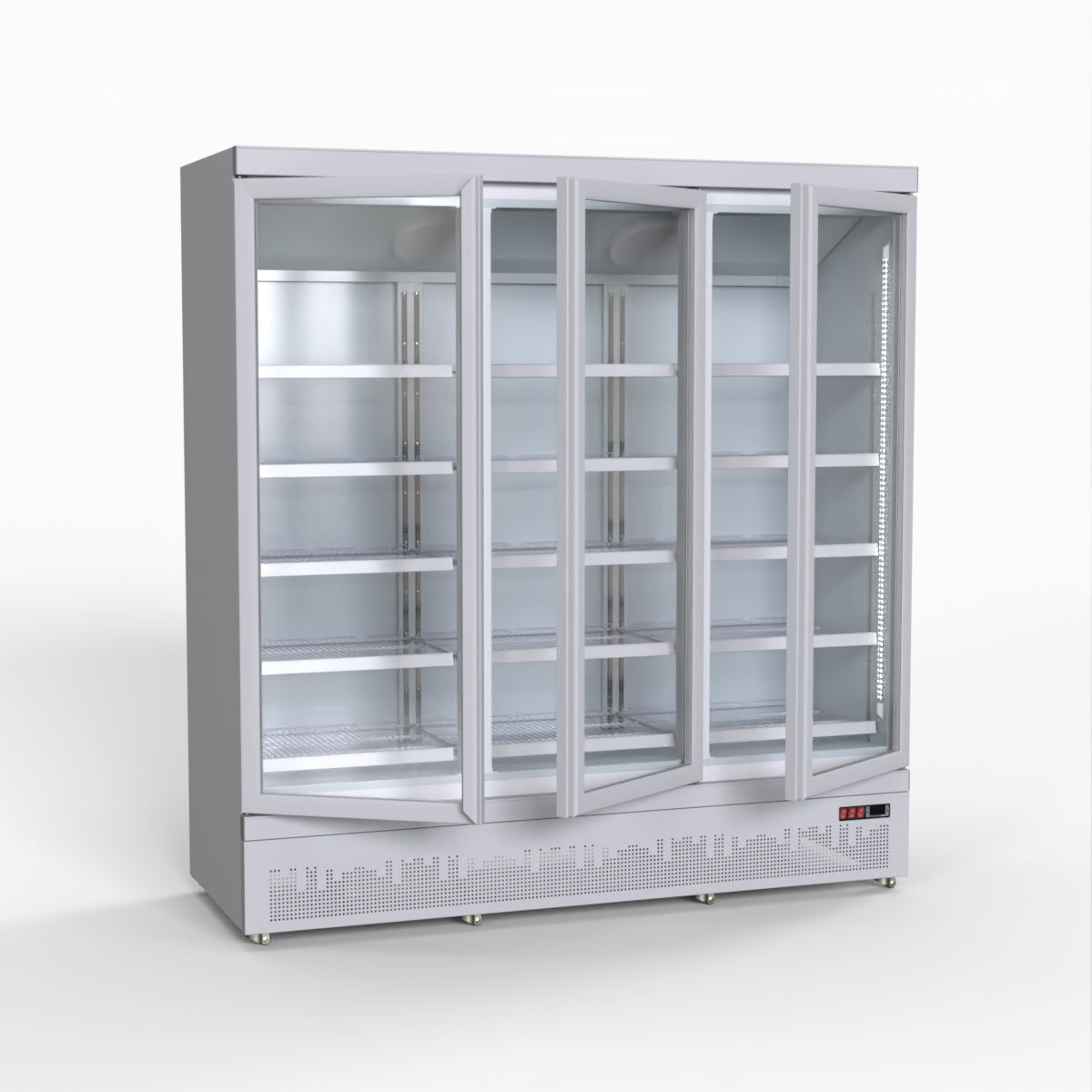 Thermaster 1500L 3 Door Supermarket Fridge Stainless LG-1500GBM