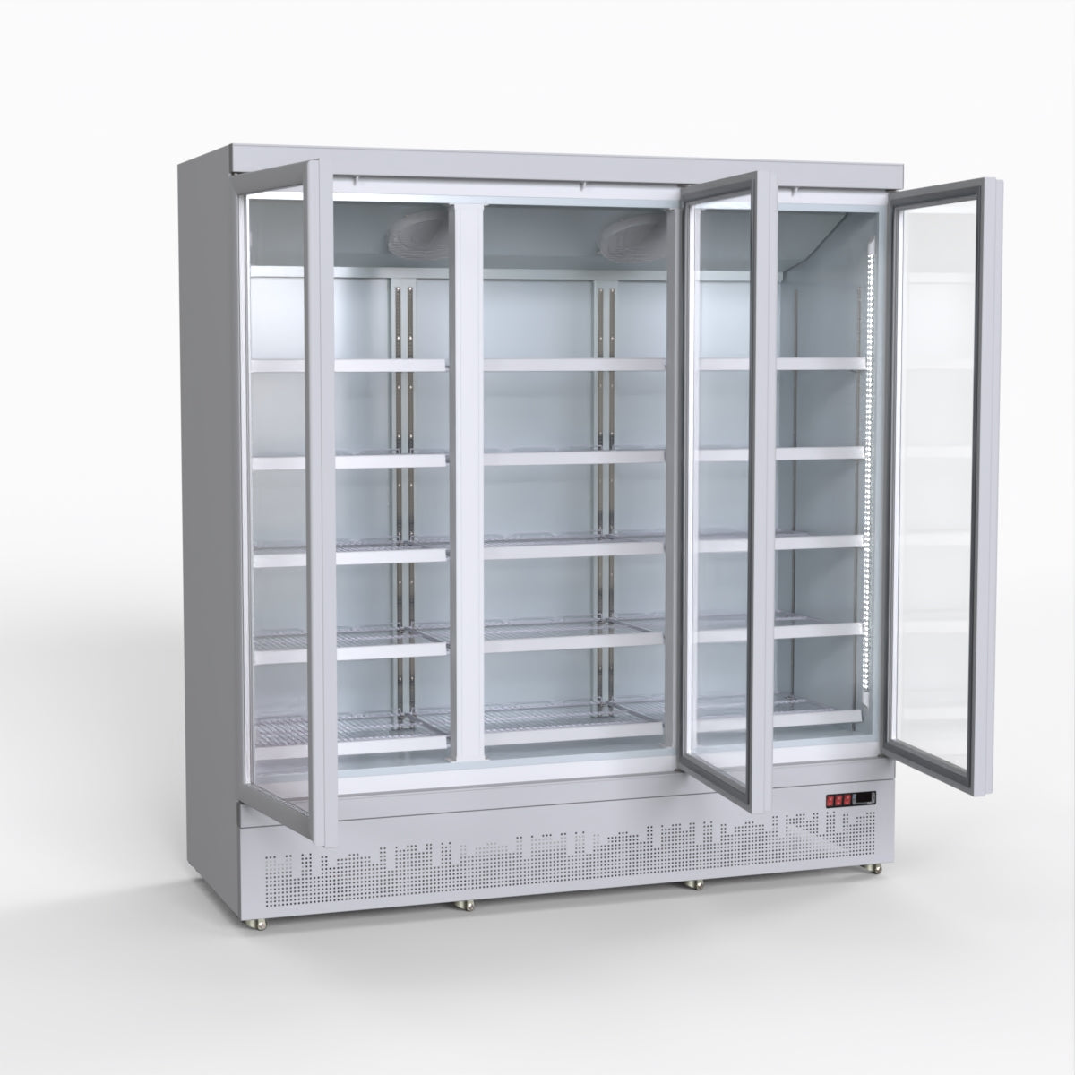Thermaster 1500L 3 Door Supermarket Fridge Stainless LG-1500GBM