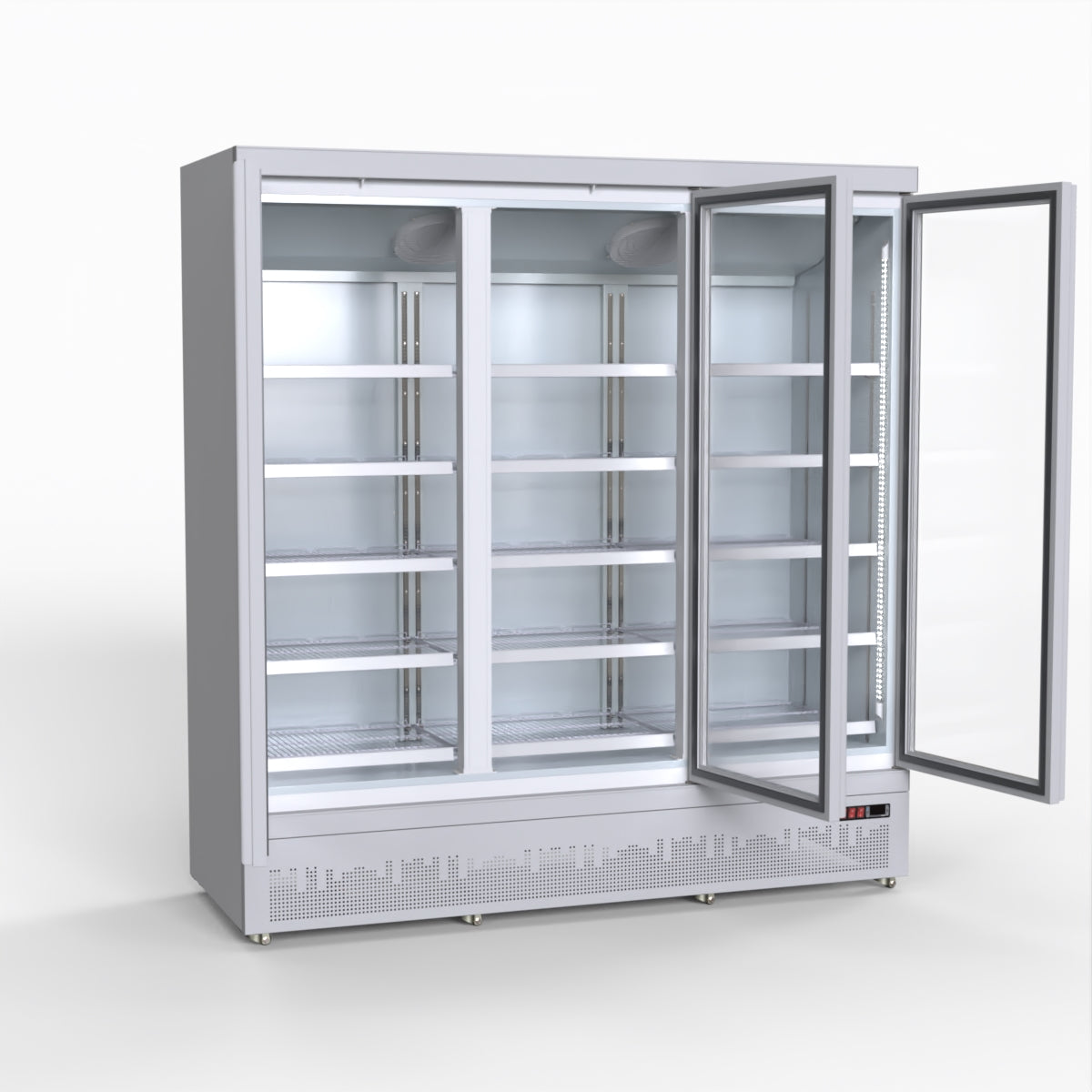 Thermaster 1500L 3 Door Supermarket Fridge Stainless LG-1500GBM