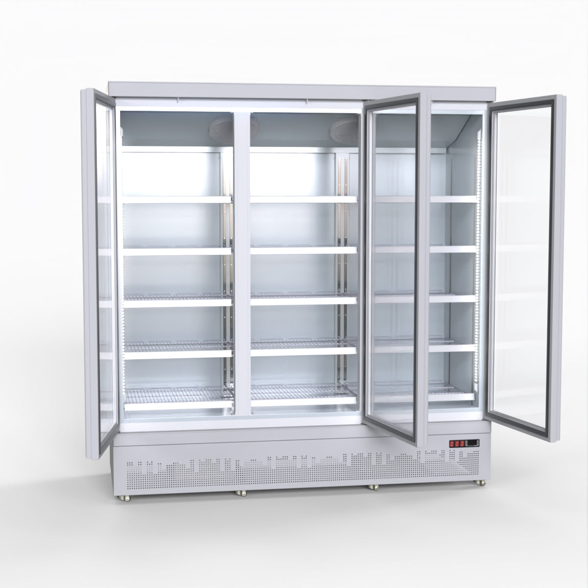 Thermaster 1500L 3 Door Supermarket Fridge Stainless LG-1500GBM