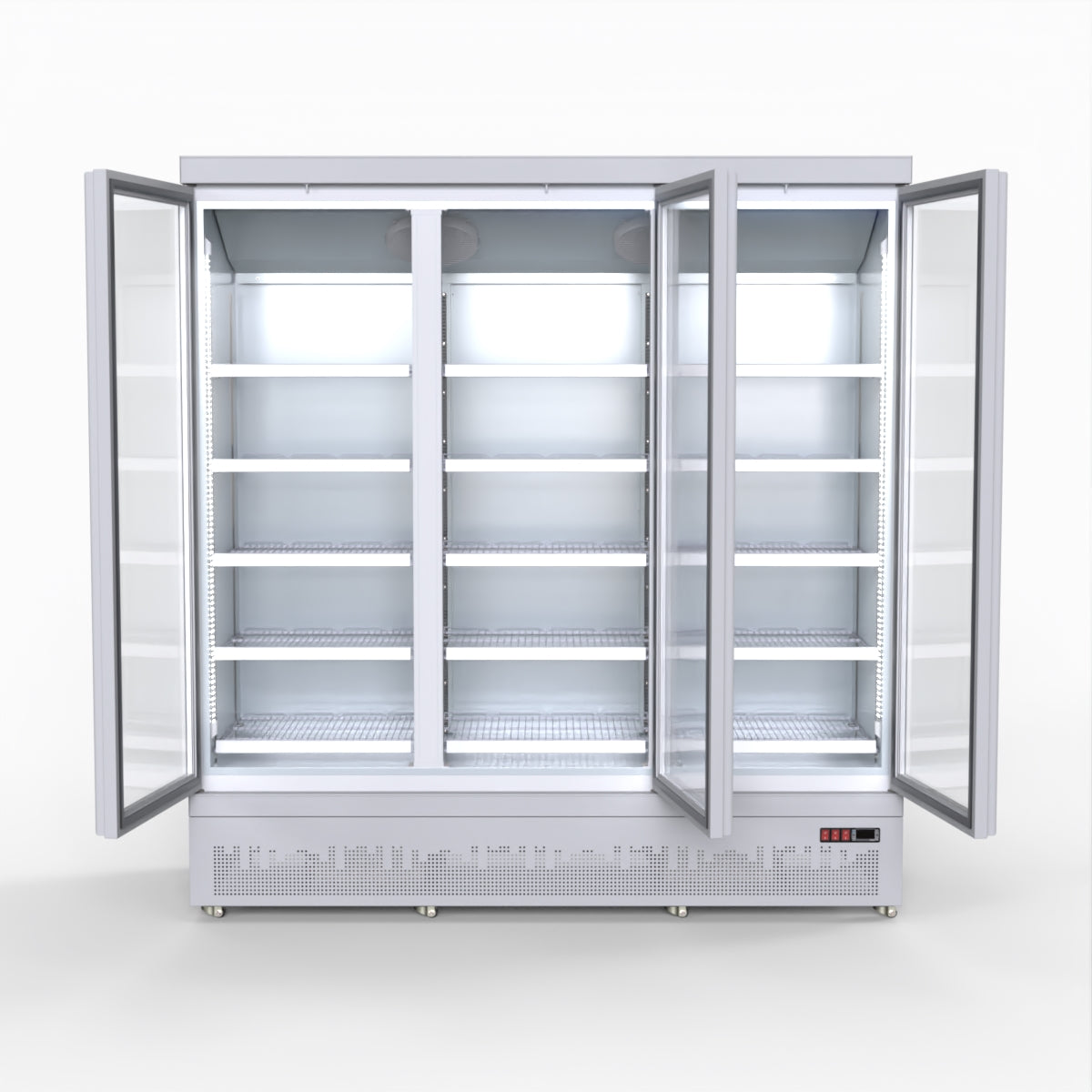 Thermaster 1500L 3 Door Supermarket Fridge Stainless LG-1500GBM