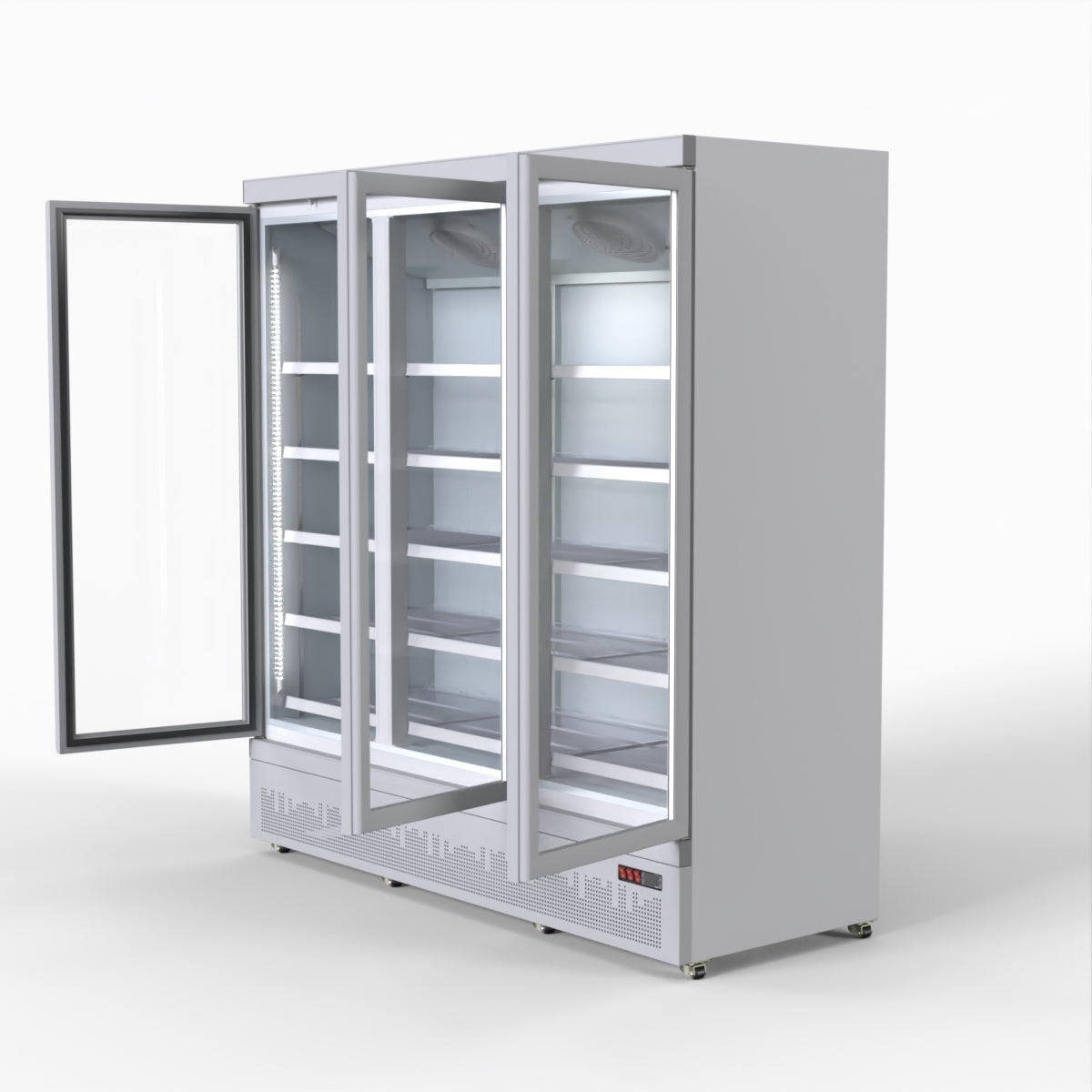 Thermaster 1500L 3 Door Supermarket Fridge Stainless LG-1500GBM