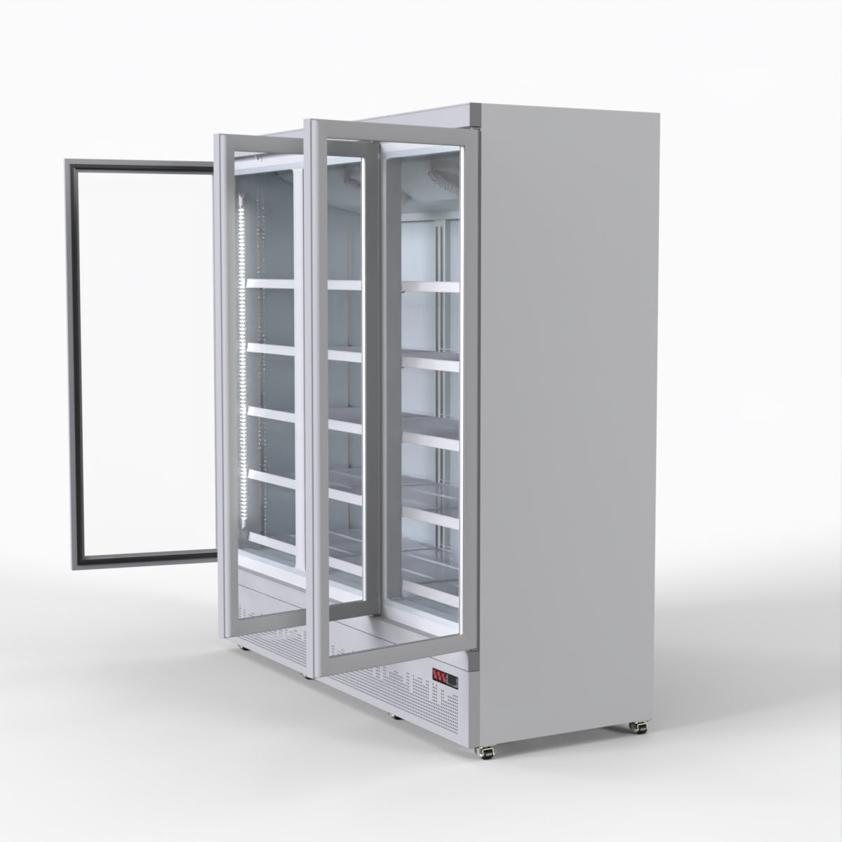 Thermaster 1500L 3 Door Supermarket Fridge Stainless LG-1500GBM