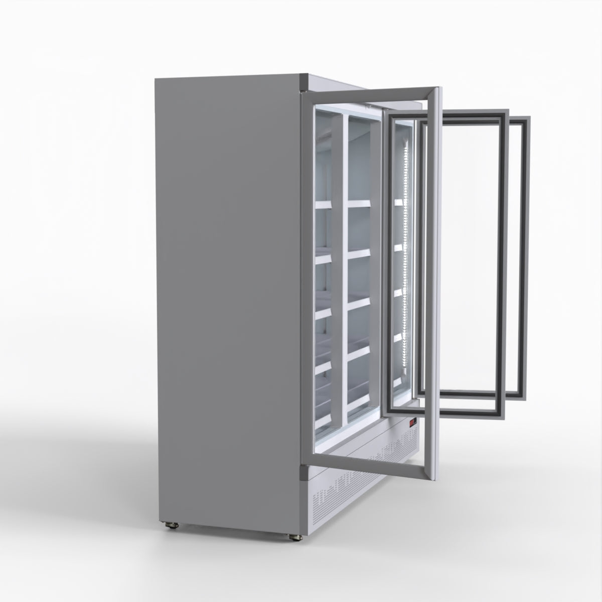 Thermaster 1500L 3 Door Supermarket Fridge Stainless LG-1500GBM