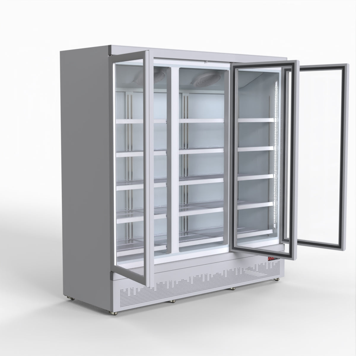 Thermaster 1500L 3 Door Supermarket Fridge Stainless LG-1500GBM