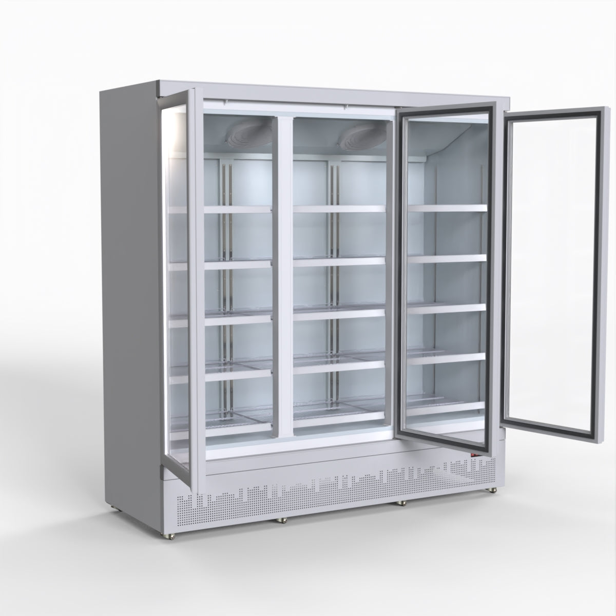 Thermaster 1500L 3 Door Supermarket Fridge Stainless LG-1500GBM