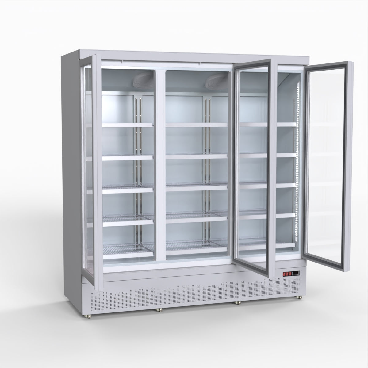 Thermaster 1500L 3 Door Supermarket Fridge Stainless LG-1500GBM
