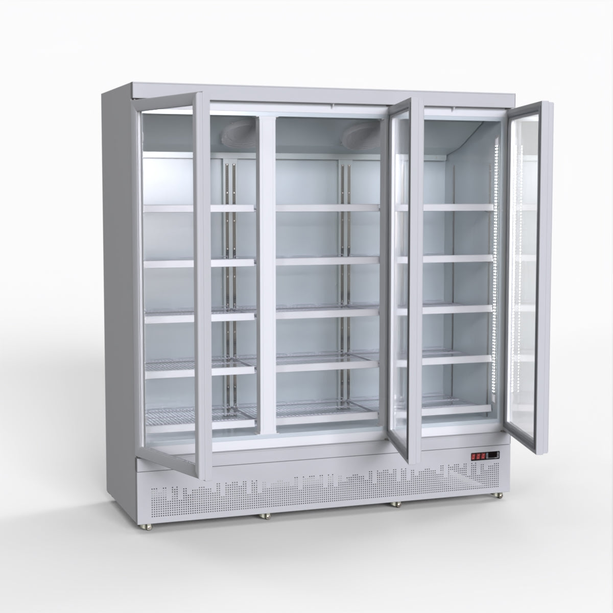 Thermaster 1500L 3 Door Supermarket Fridge Stainless LG-1500GBM