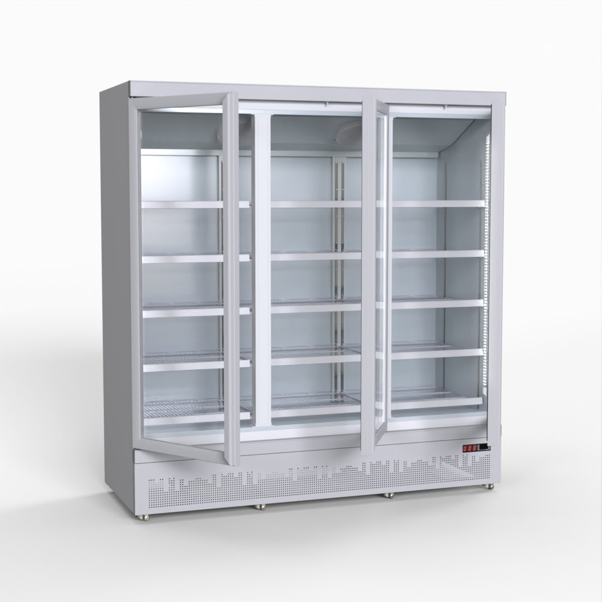 Thermaster 1500L 3 Door Supermarket Fridge Stainless LG-1500GBM