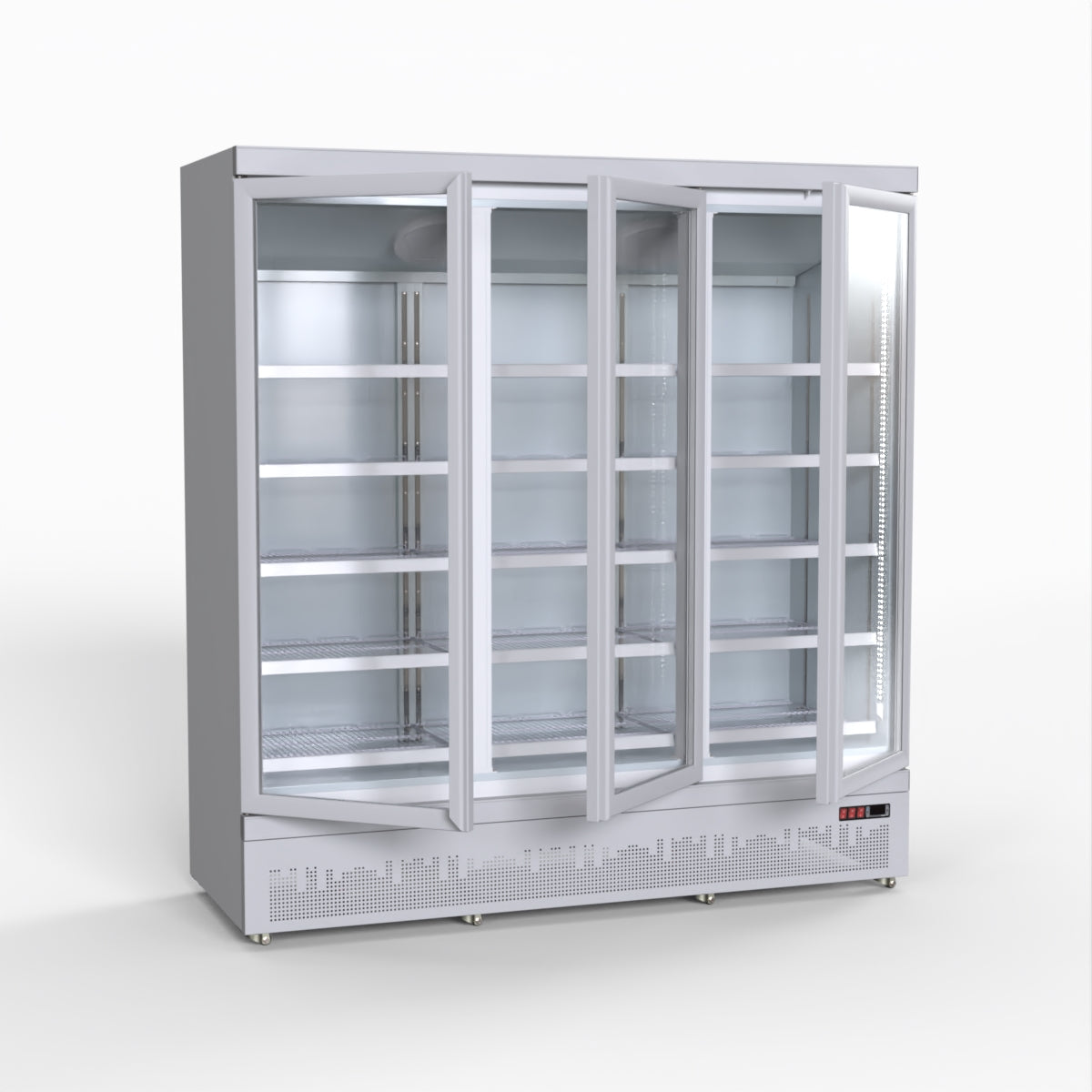Thermaster 1500L 3 Door Supermarket Fridge Stainless LG-1500GBM