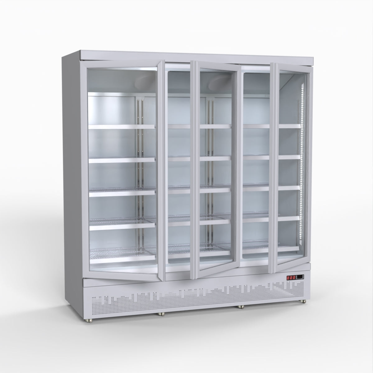 Thermaster 1500L 3 Door Supermarket Fridge Stainless LG-1500GBM