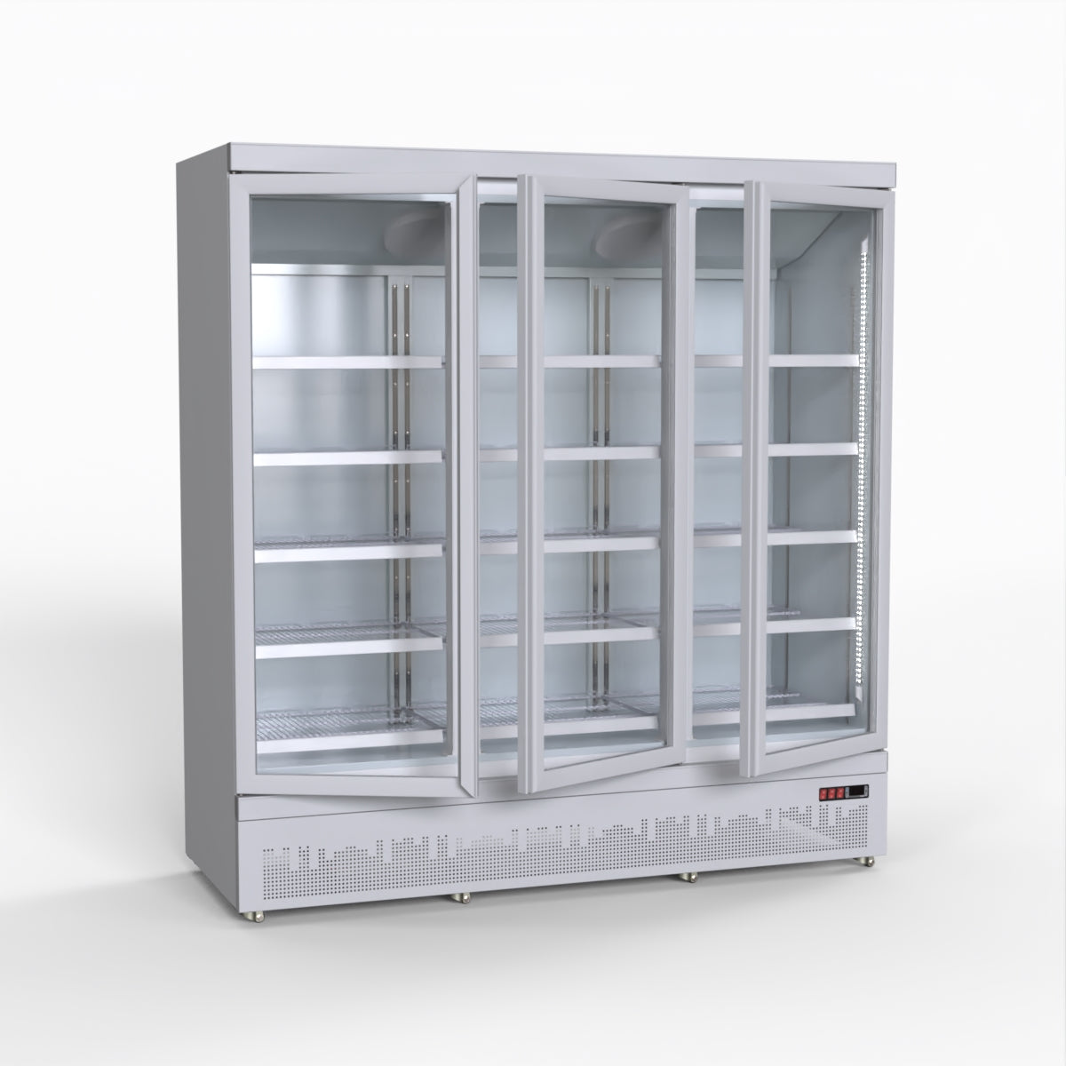 Thermaster 1500L 3 Door Supermarket Fridge Stainless LG-1500GBM