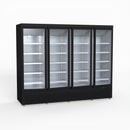 Thermaster 2248L 4 Door Supermarket Fridge Black LG-2200BGBM