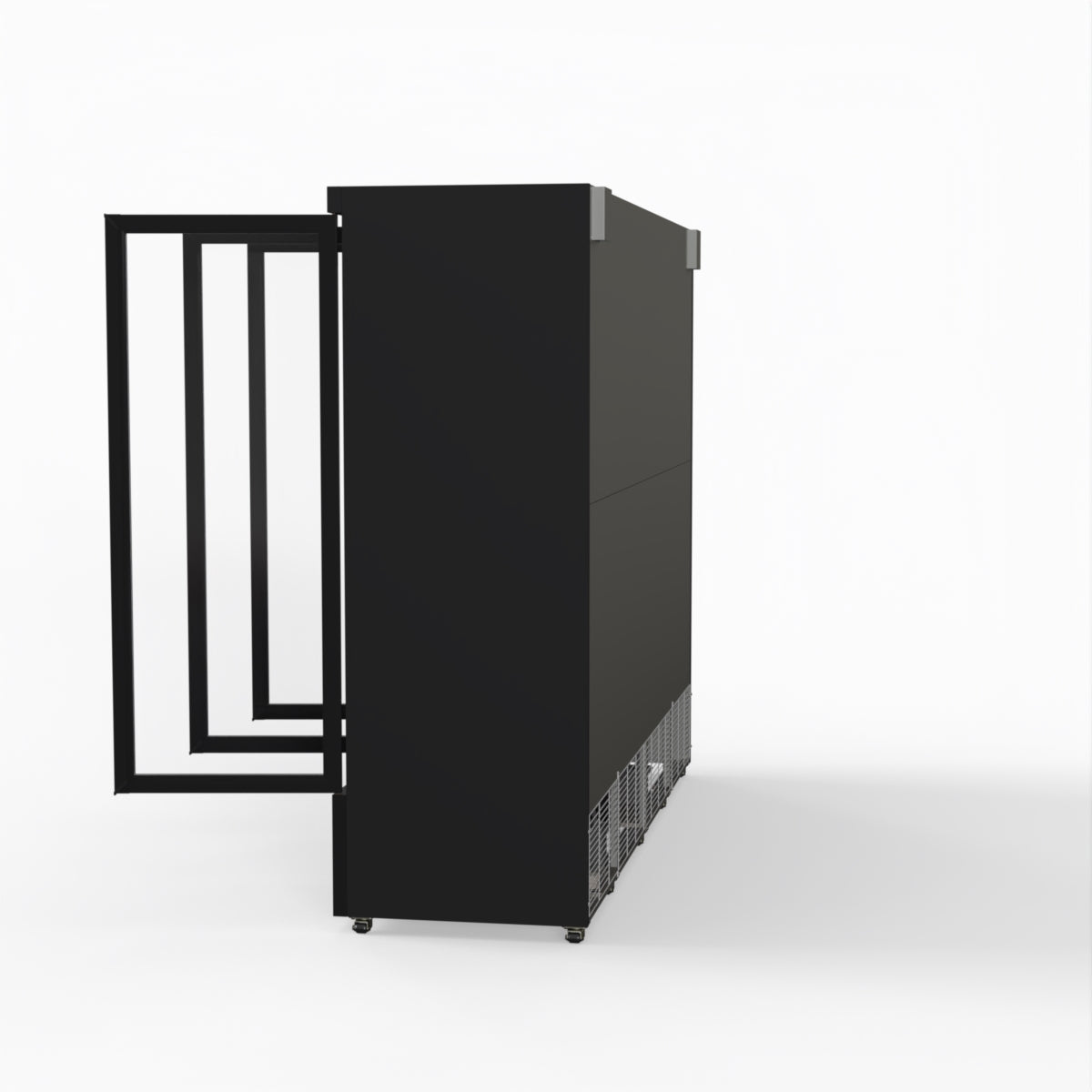 Thermaster 2248L 4 Door Supermarket Fridge Black LG-2200BGBM