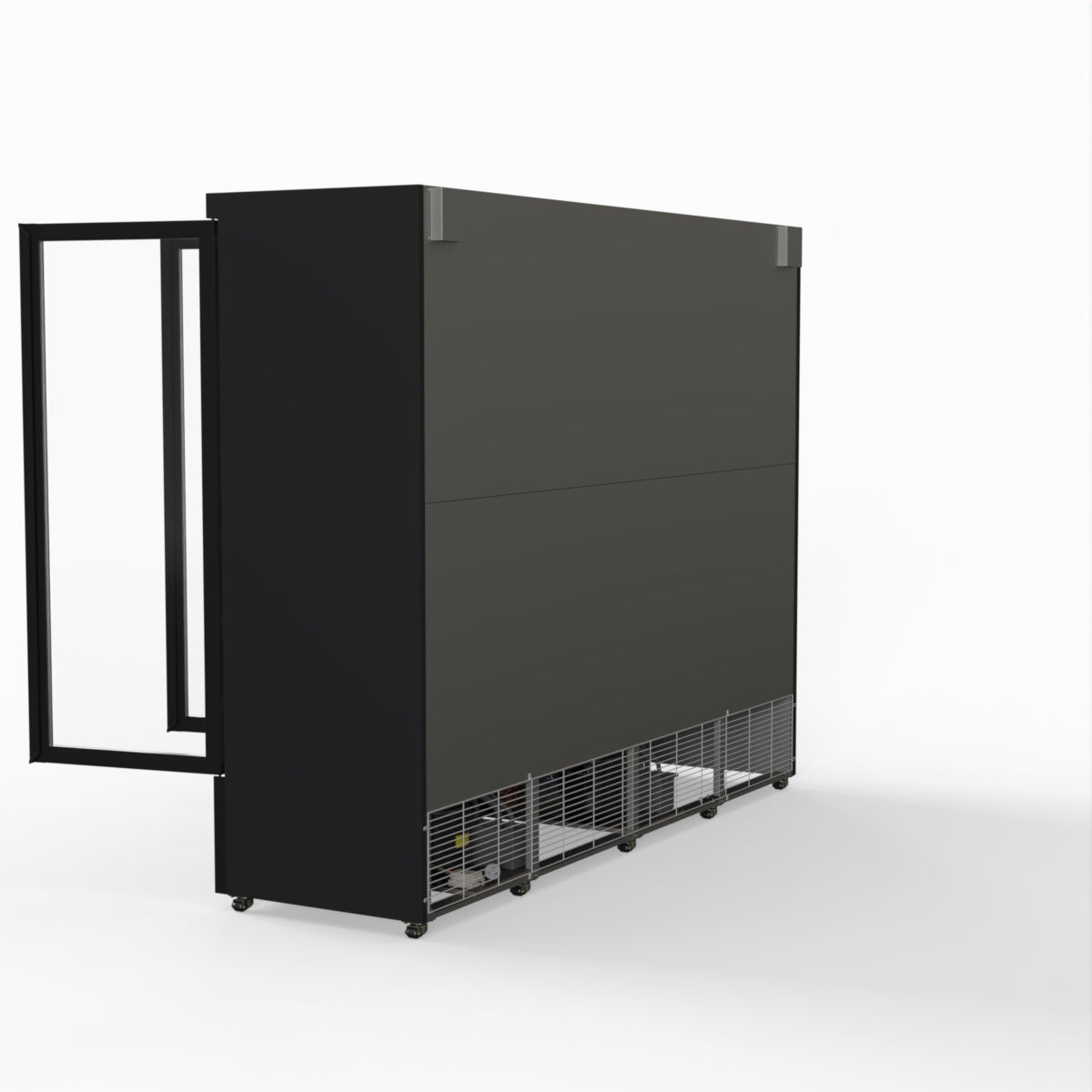 Thermaster 2248L 4 Door Supermarket Fridge Black LG-2200BGBM