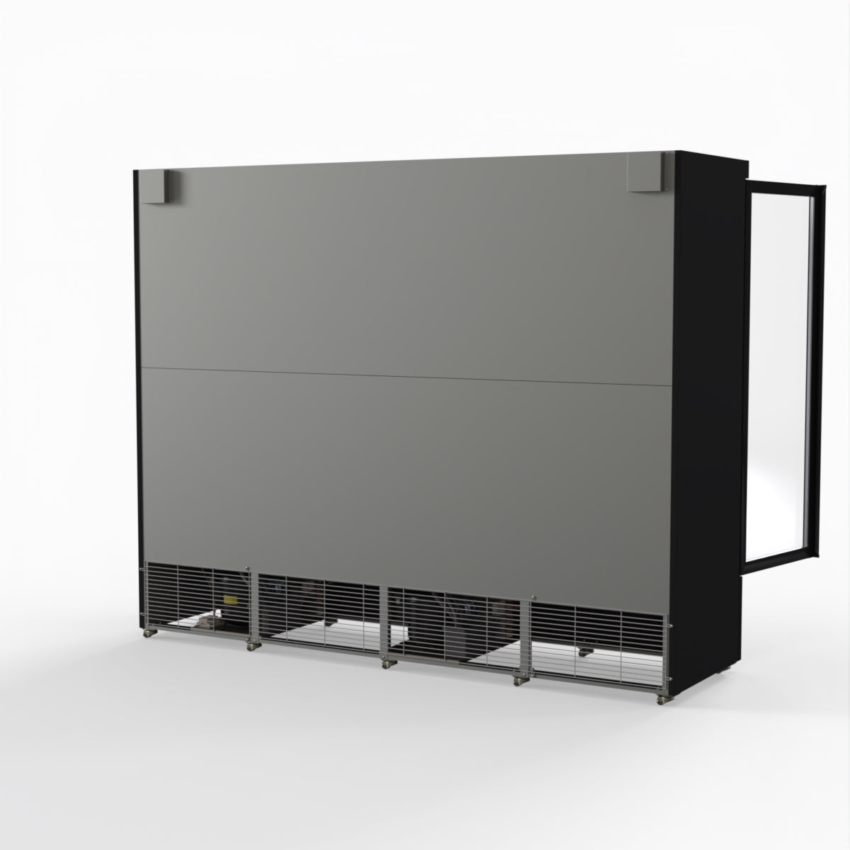Thermaster 2248L 4 Door Supermarket Fridge Black LG-2200BGBM