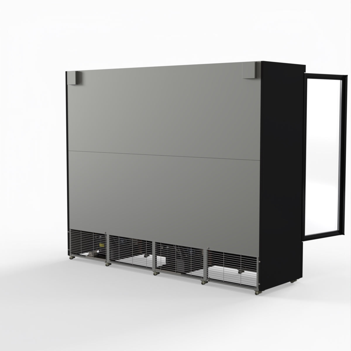 Thermaster 2248L 4 Door Supermarket Fridge Black LG-2200BGBM