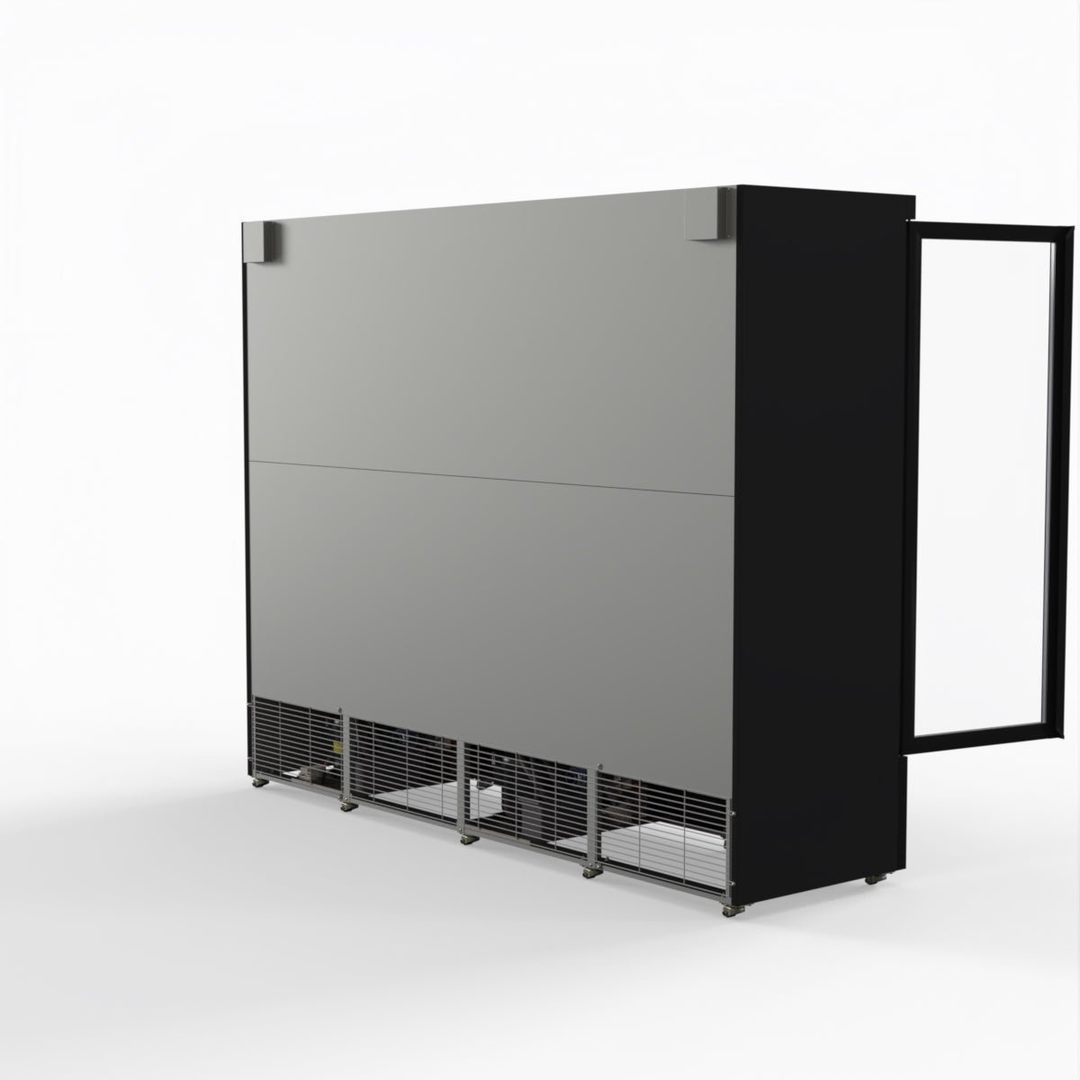Thermaster 2248L 4 Door Supermarket Fridge Black LG-2200BGBM