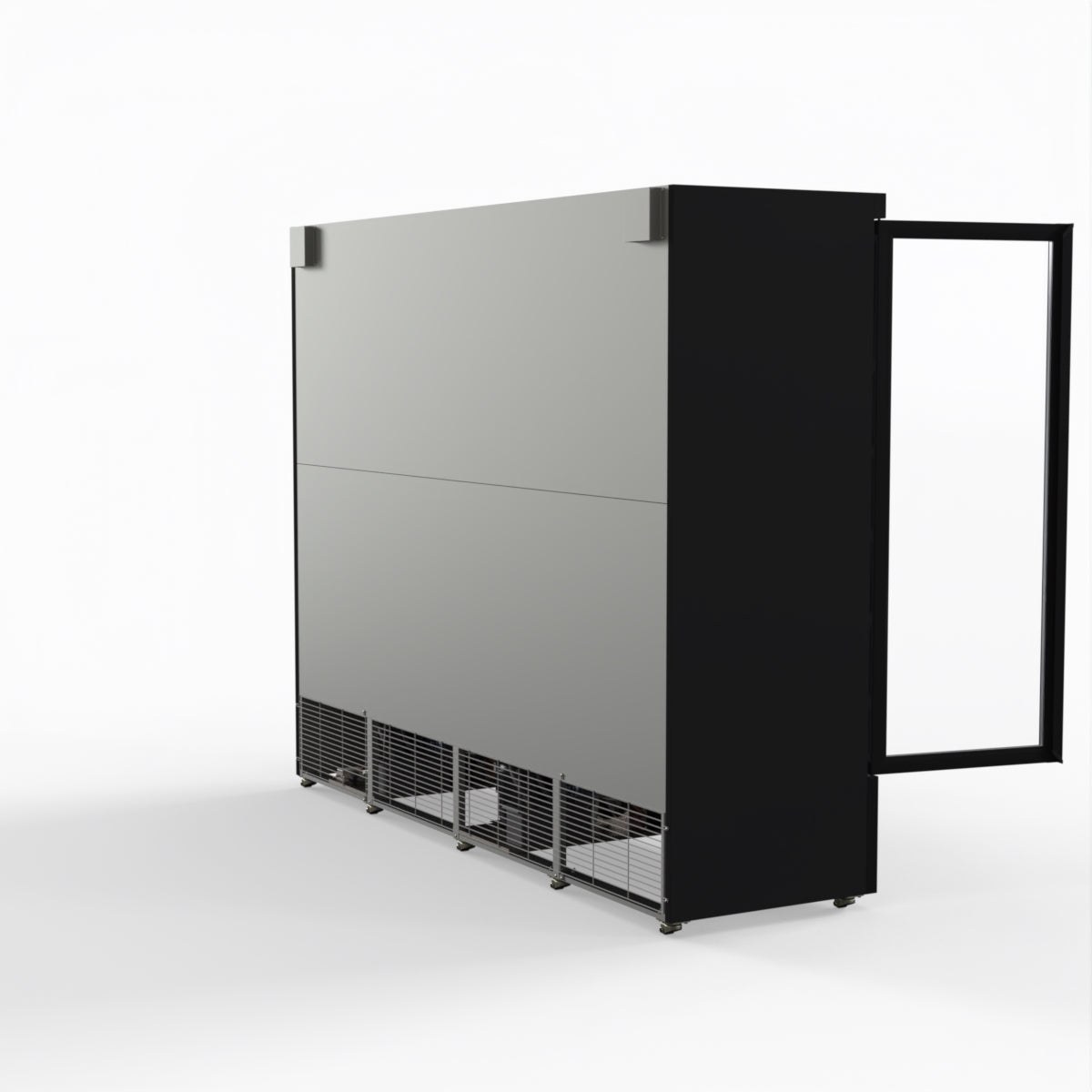 Thermaster 2248L 4 Door Supermarket Fridge Black LG-2200BGBM