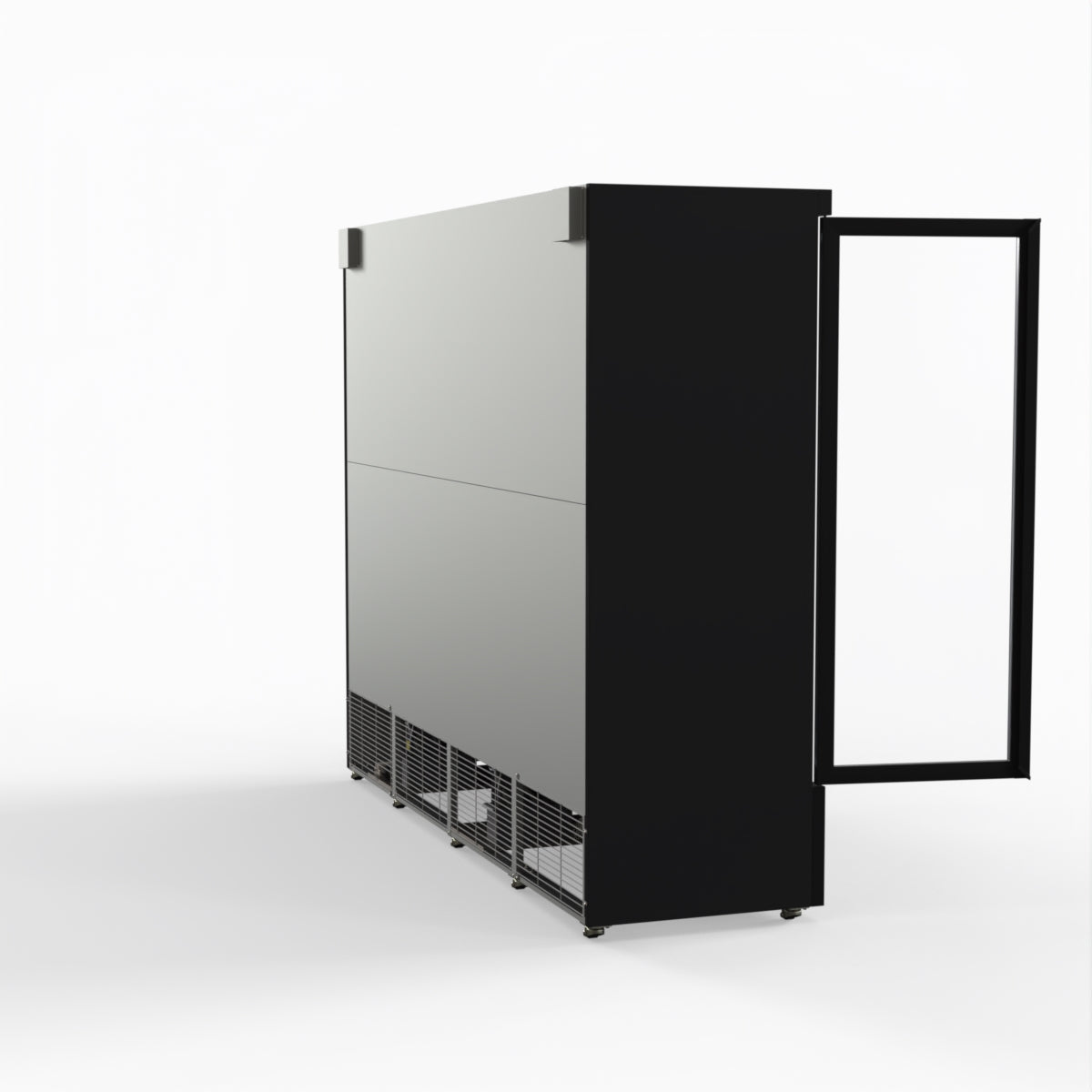 Thermaster 2248L 4 Door Supermarket Fridge Black LG-2200BGBM