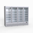 Thermaster 2248L 4 Door Supermarket Fridge Stainless LG-2200GBM