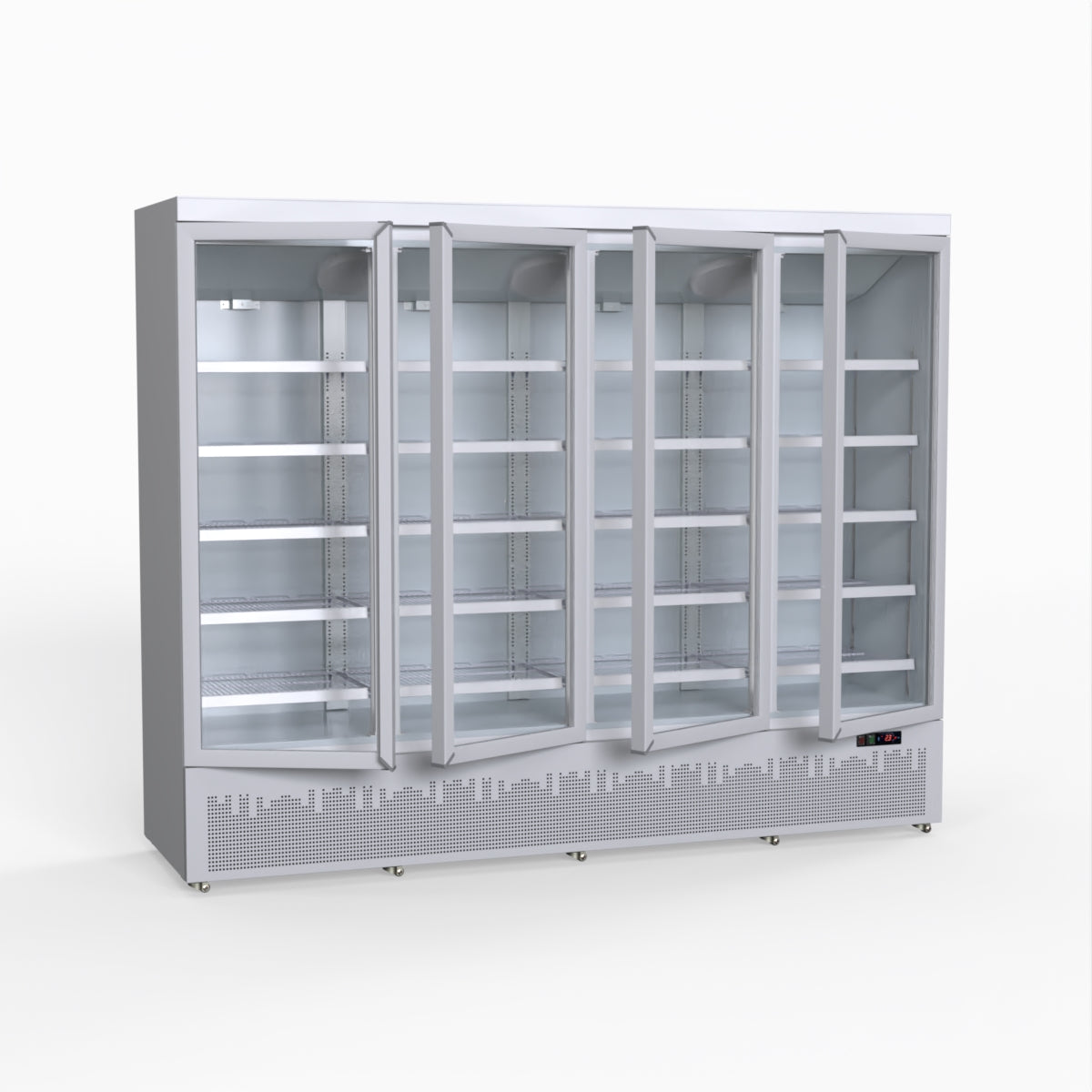 Thermaster 2248L 4 Door Supermarket Fridge Stainless LG-2200GBM