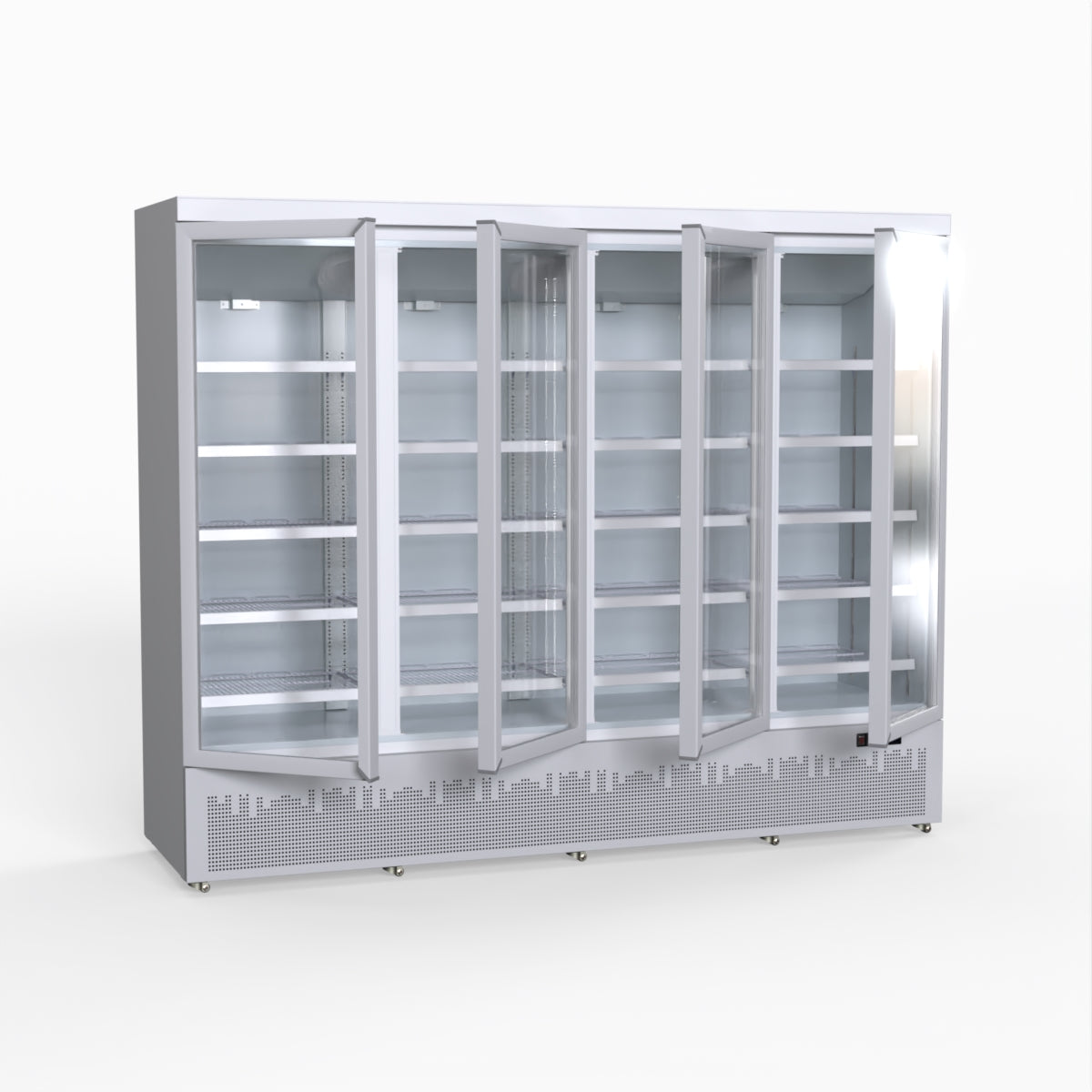 Thermaster 2248L 4 Door Supermarket Fridge Stainless LG-2200GBM