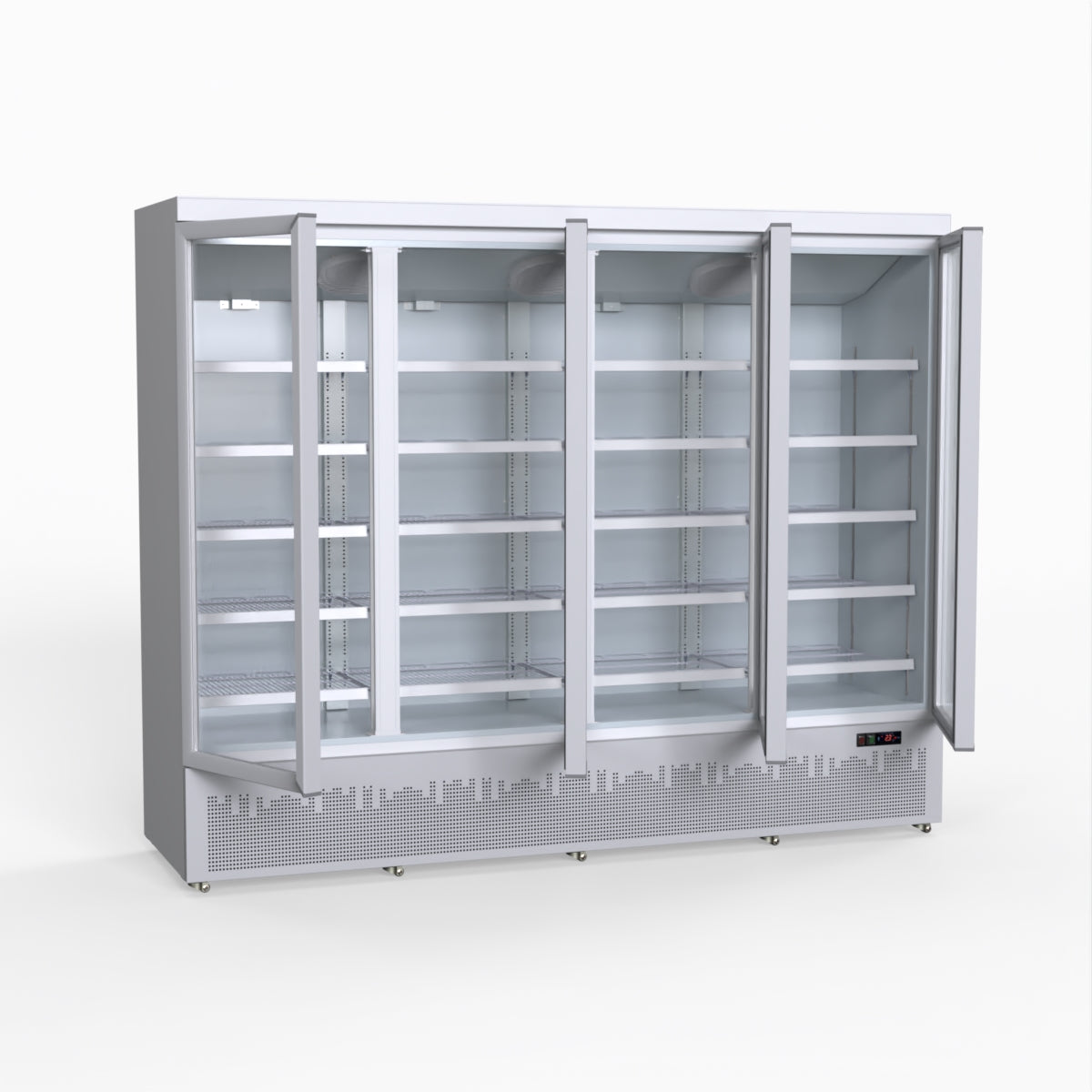 Thermaster 2248L 4 Door Supermarket Fridge Stainless LG-2200GBM