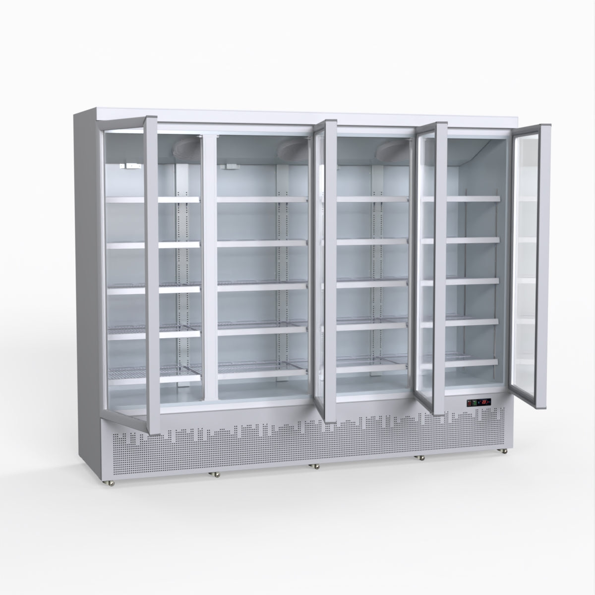 Thermaster 2248L 4 Door Supermarket Fridge Stainless LG-2200GBM