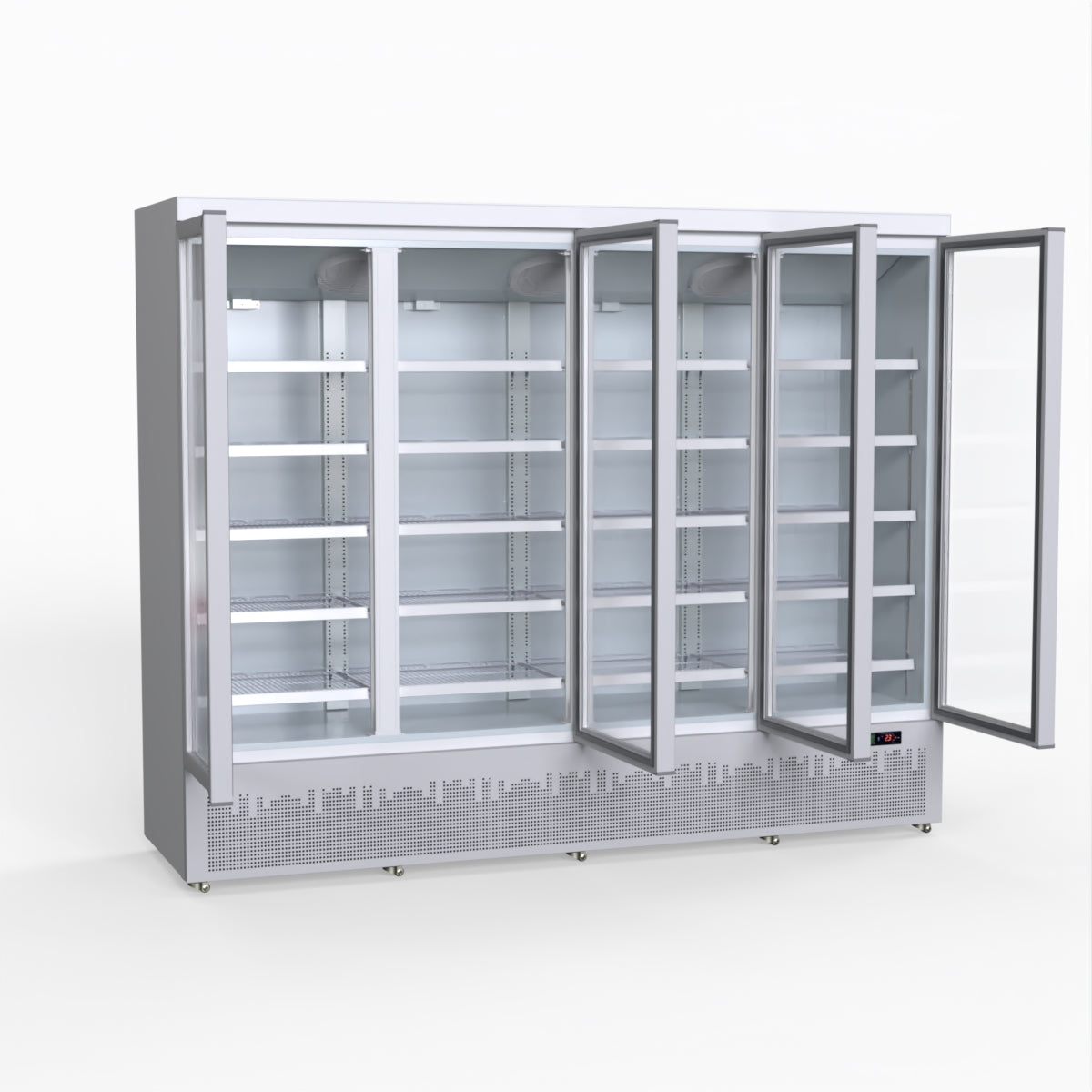 Thermaster 2248L 4 Door Supermarket Fridge Stainless LG-2200GBM