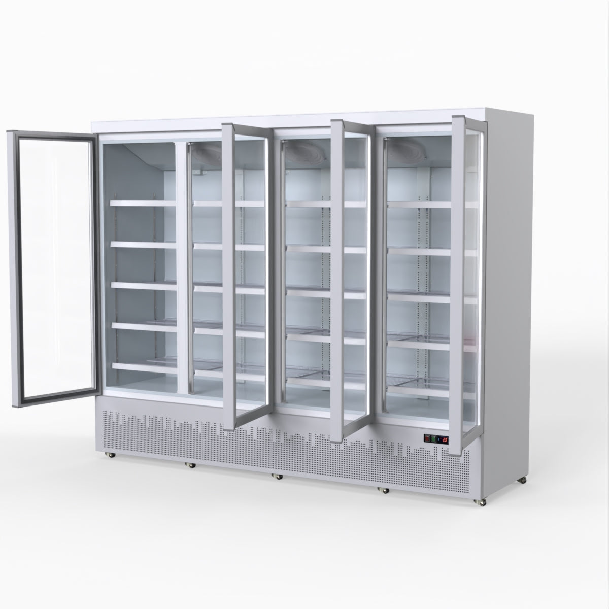 Thermaster 2248L 4 Door Supermarket Fridge Stainless LG-2200GBM