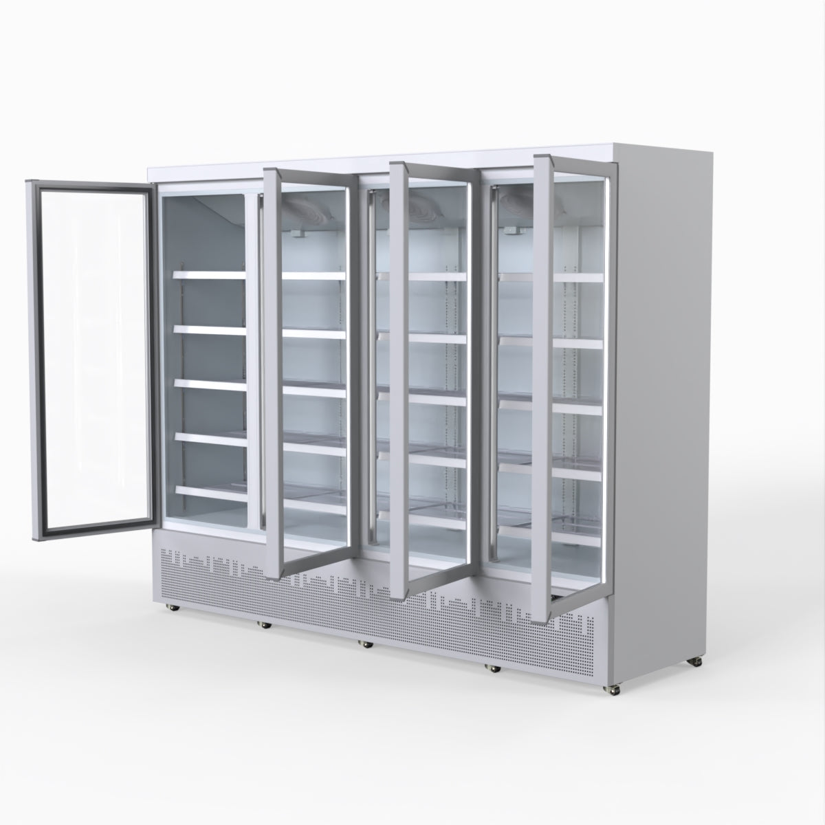 Thermaster 2248L 4 Door Supermarket Fridge Stainless LG-2200GBM
