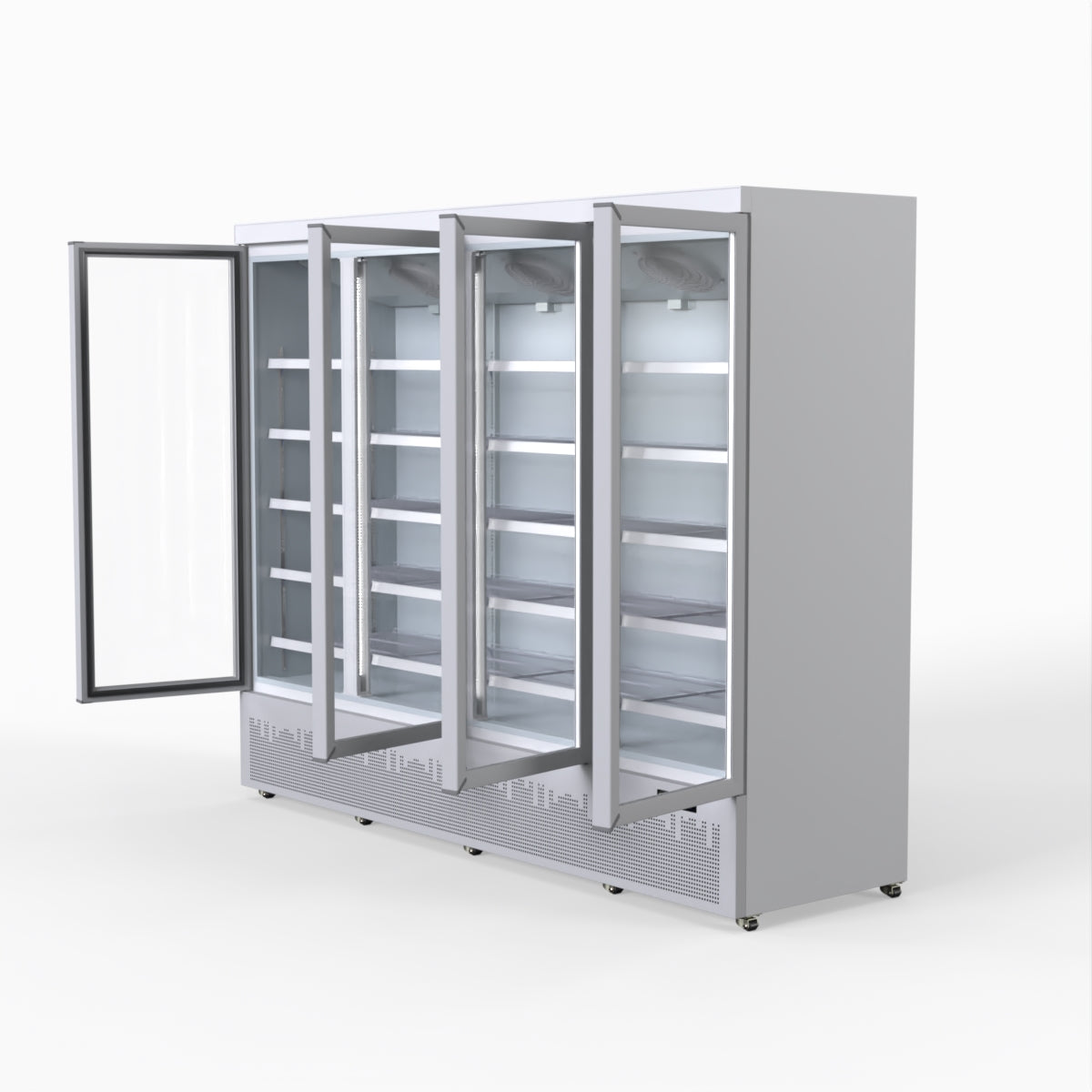 Thermaster 2248L 4 Door Supermarket Fridge Stainless LG-2200GBM
