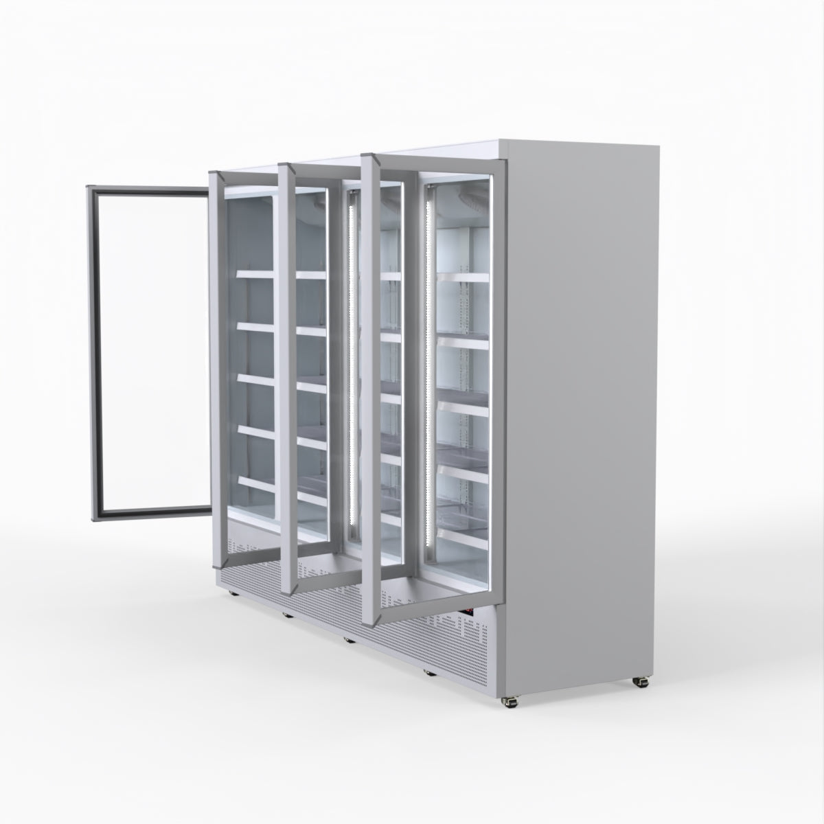 Thermaster 2248L 4 Door Supermarket Fridge Stainless LG-2200GBM