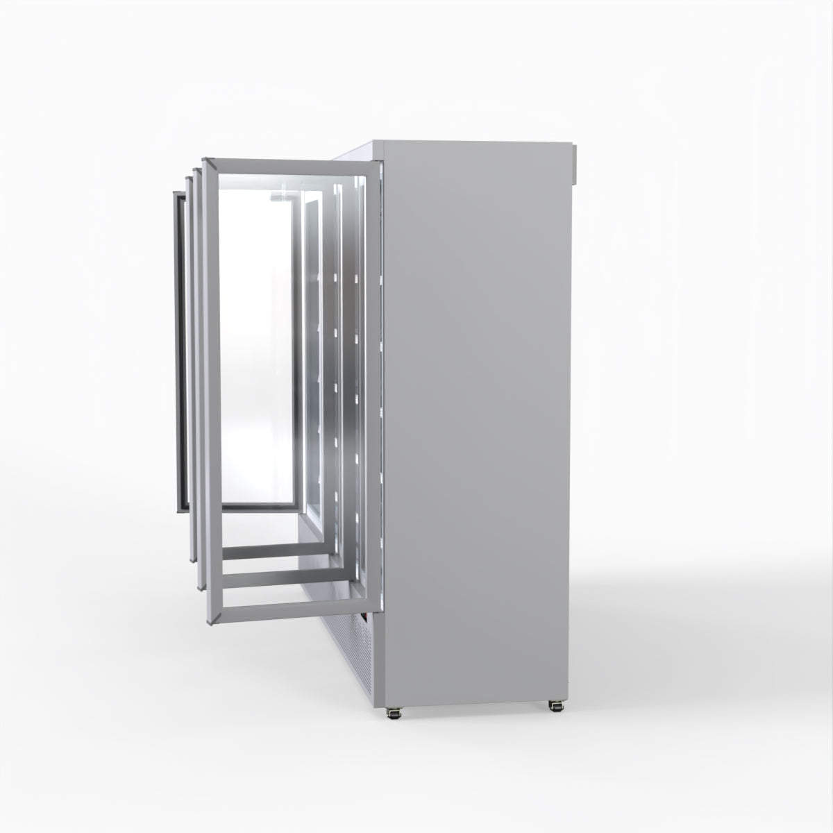 Thermaster 2248L 4 Door Supermarket Fridge Stainless LG-2200GBM
