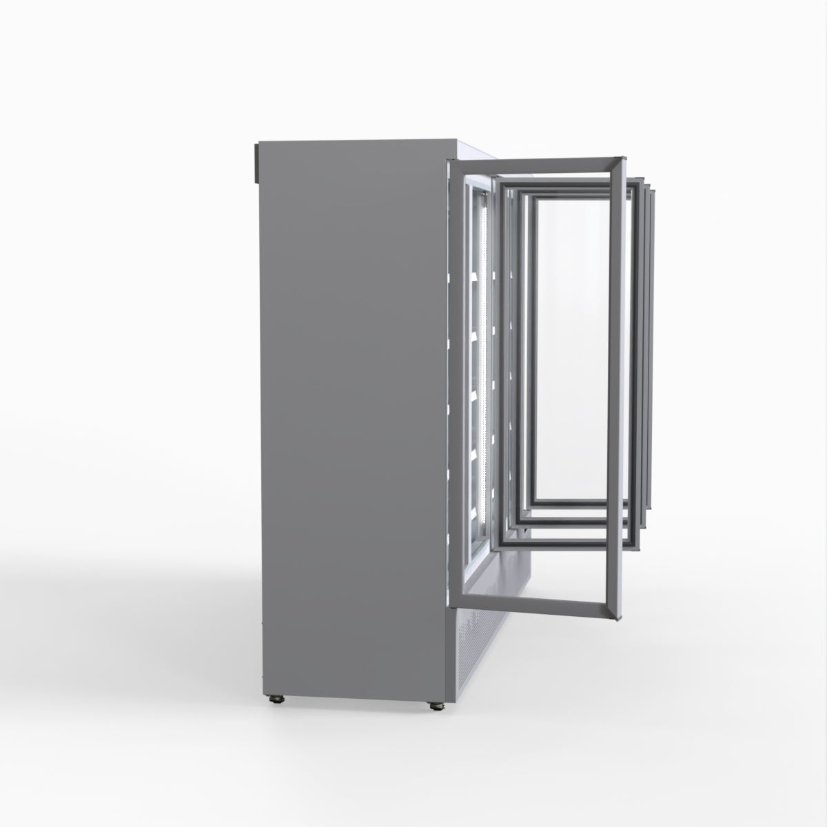 Thermaster 2248L 4 Door Supermarket Fridge Stainless LG-2200GBM