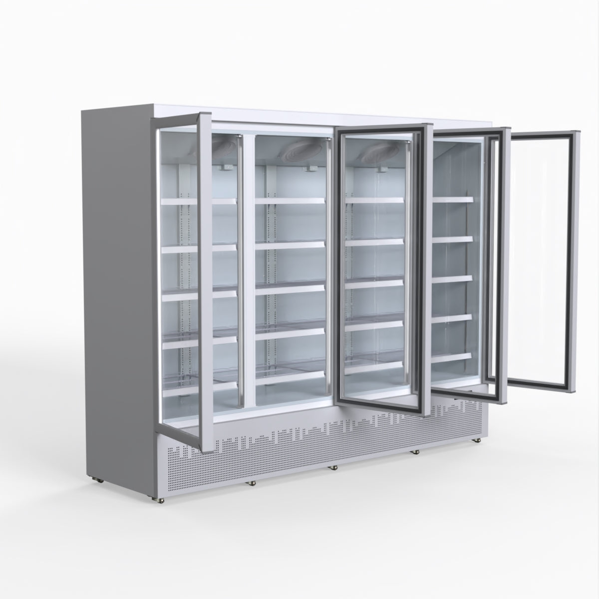Thermaster 2248L 4 Door Supermarket Fridge Stainless LG-2200GBM