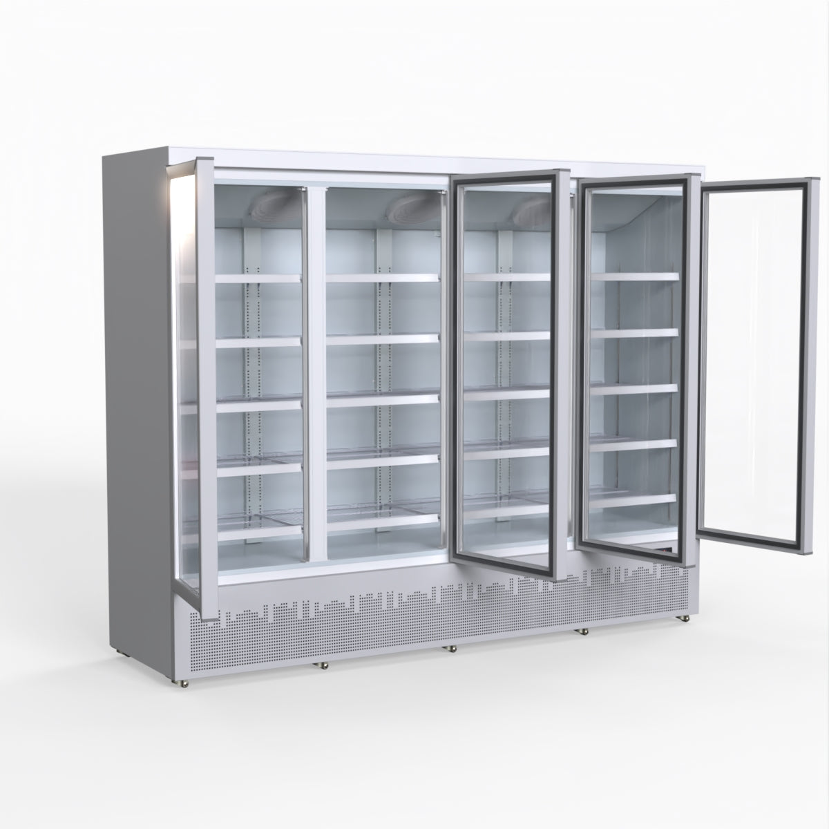 Thermaster 2248L 4 Door Supermarket Fridge Stainless LG-2200GBM