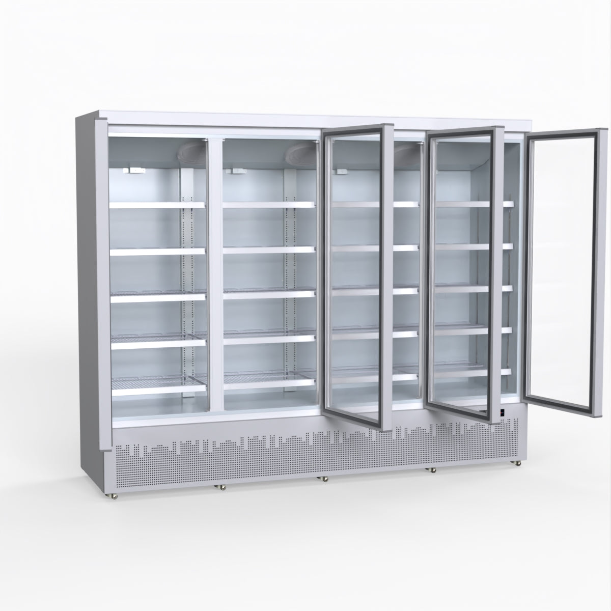 Thermaster 2248L 4 Door Supermarket Fridge Stainless LG-2200GBM