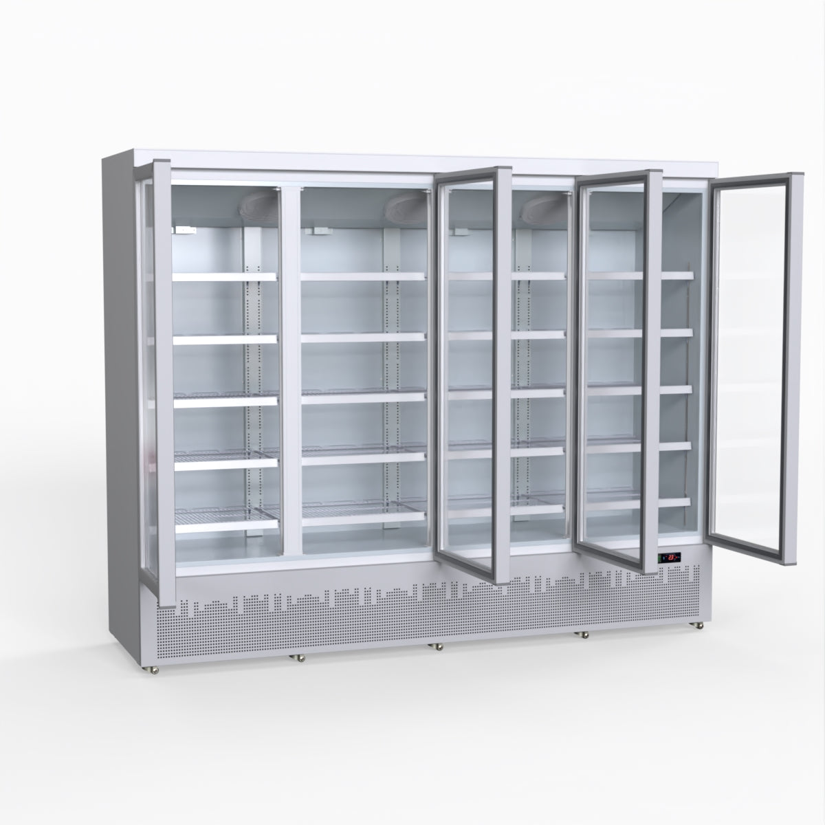 Thermaster 2248L 4 Door Supermarket Fridge Stainless LG-2200GBM
