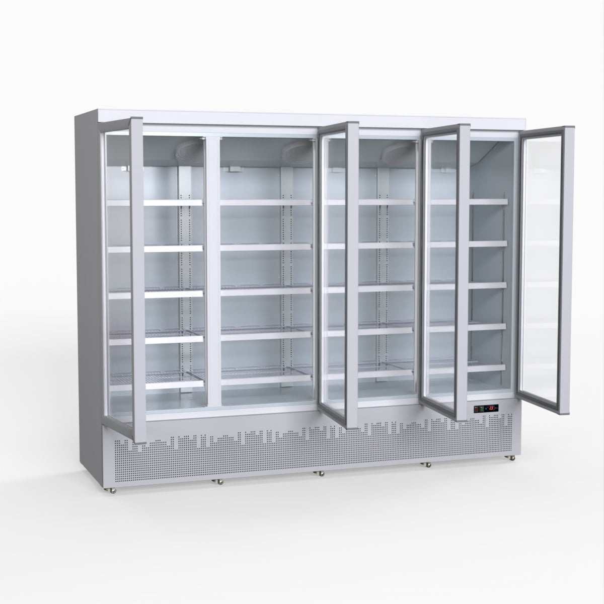 Thermaster 2248L 4 Door Supermarket Fridge Stainless LG-2200GBM