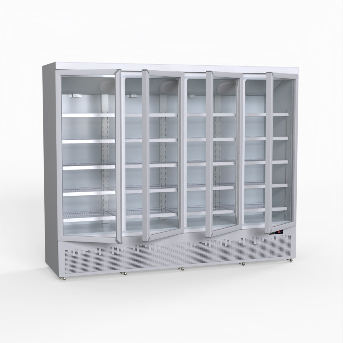 Thermaster 2248L 4 Door Supermarket Fridge Stainless LG-2200GBM