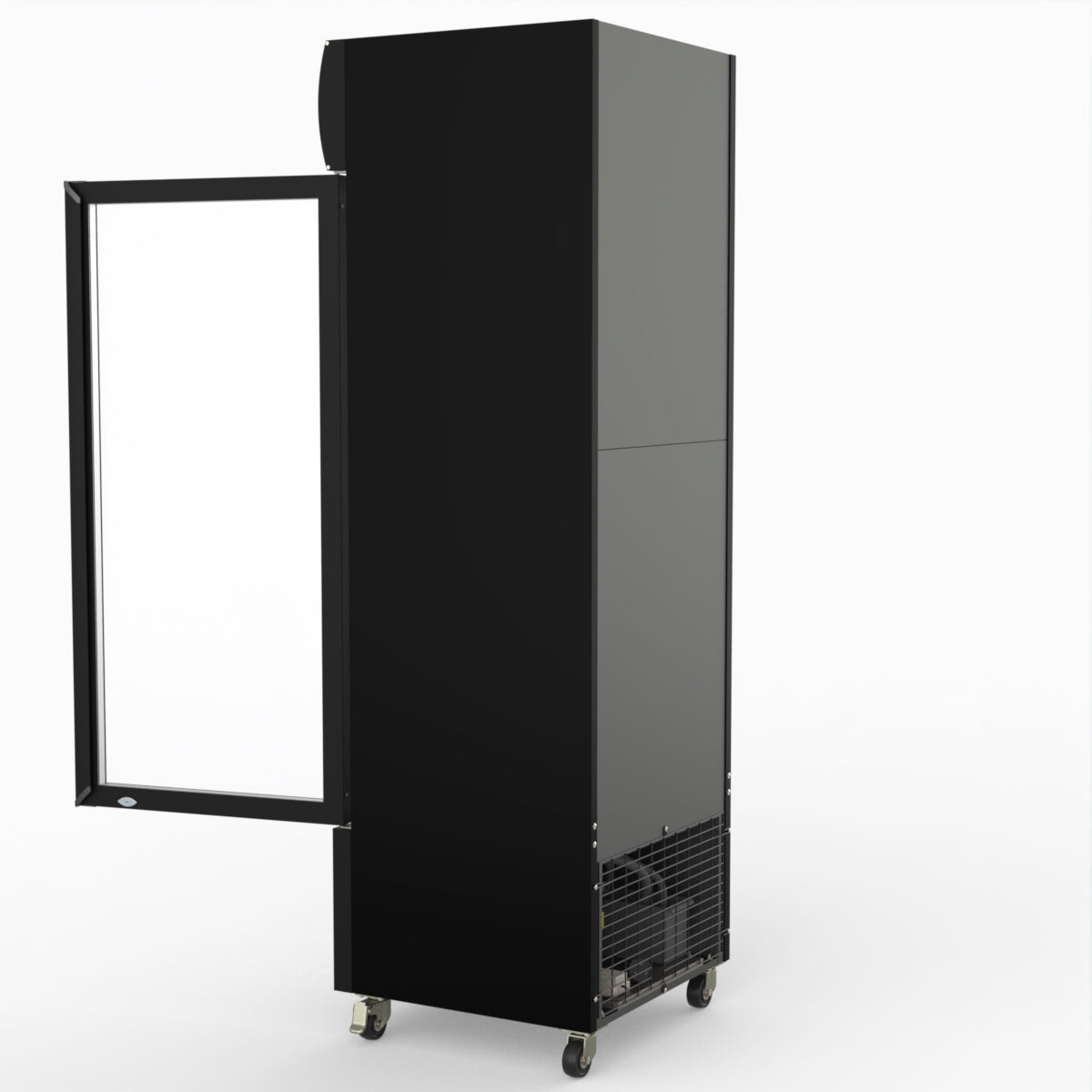 Thermaster Single Glass Door Colourbond Upright Drink Fridge LG-370BP