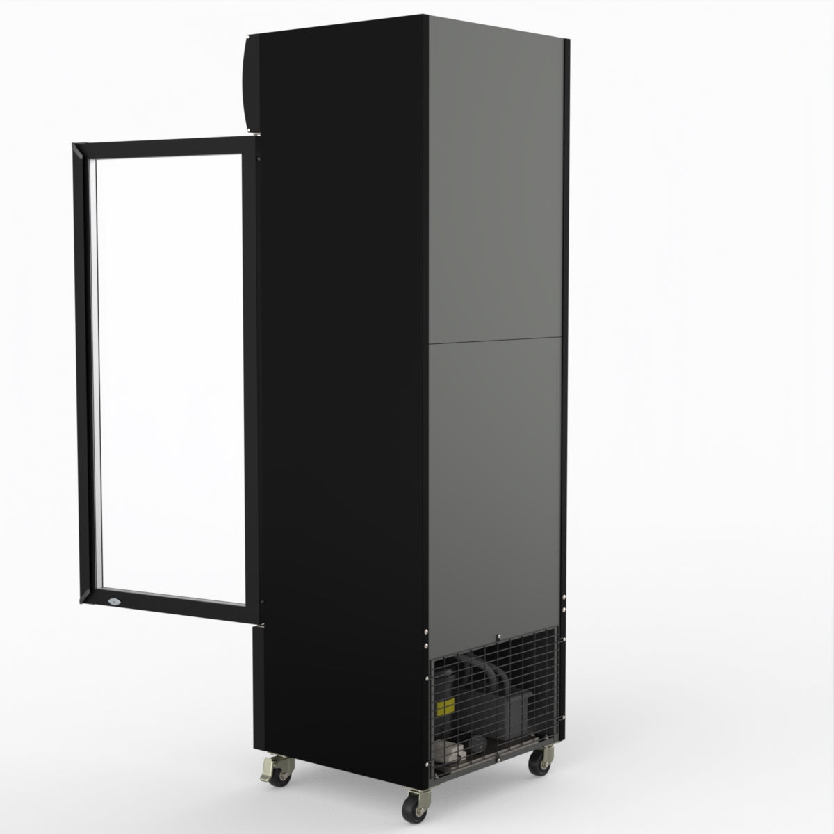 Thermaster Single Glass Door Colourbond Upright Drink Fridge LG-370BP