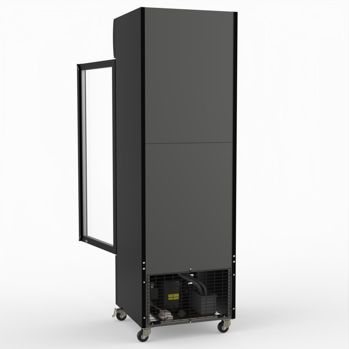 Thermaster Single Glass Door Colourbond Upright Drink Fridge LG-370BP