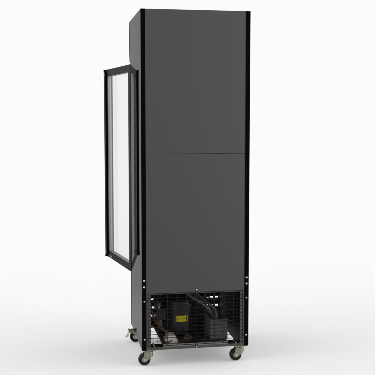 Thermaster Single Glass Door Colourbond Upright Drink Fridge LG-370BP