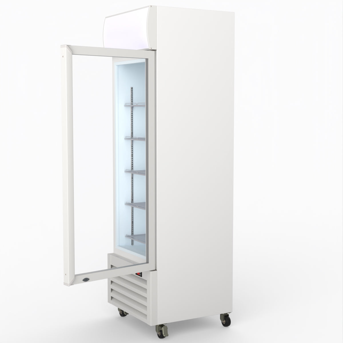 Thermaster Single Glass Door Colourbond Upright Drink Fridge - LG-370P